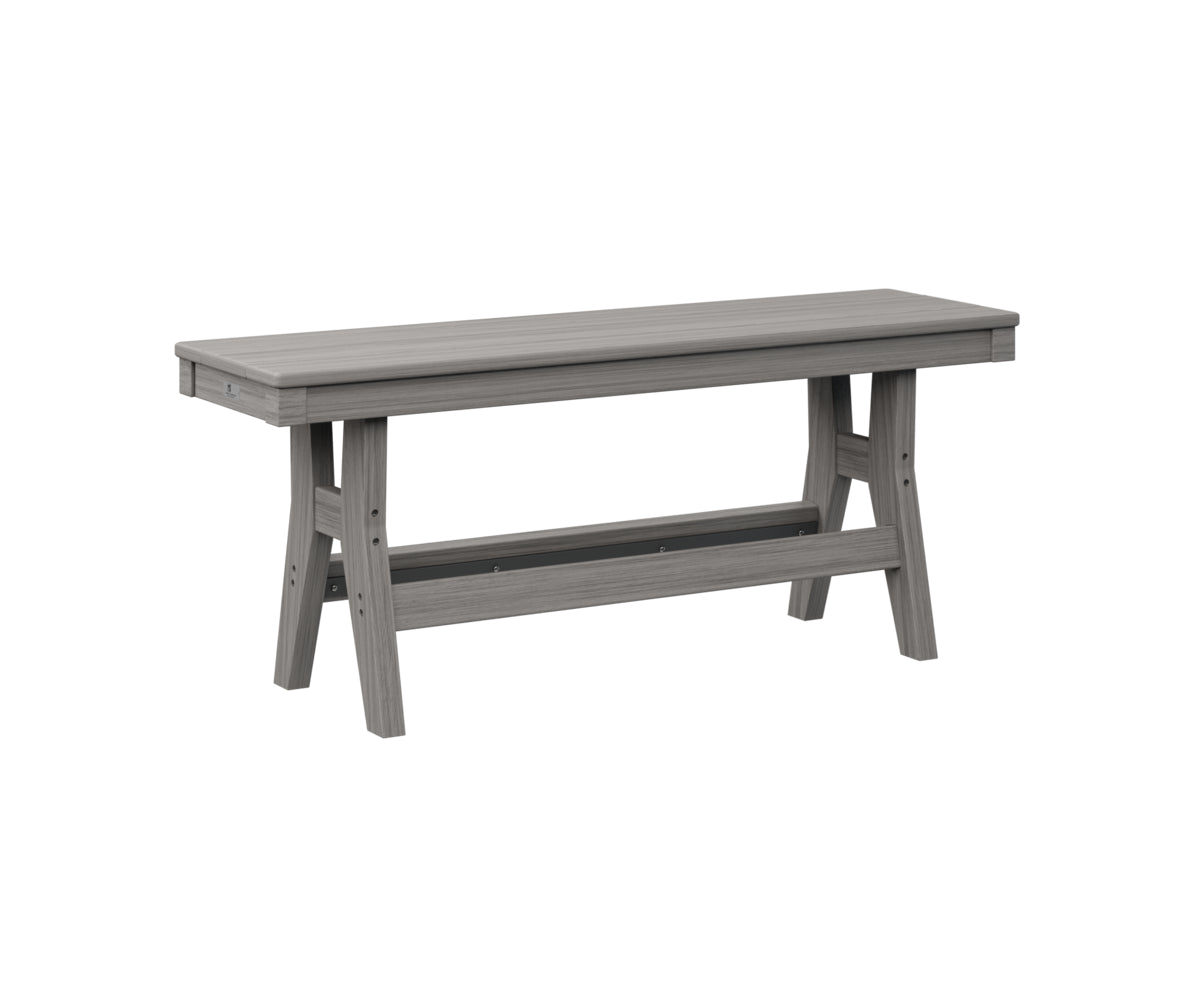 Berlin Gardens Harbor 44 Dining Bench - Outdoor Patio Furniture, Weather-Resistant Wooden Dining Bench for Garden, Deck, Backyard - Perfect for Entertaining and Relaxing