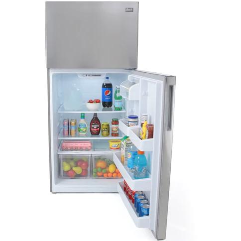 Avanti 18 cu. ft. Top Freezer Refrigerator - 30 Inch Freestanding White Energy Star FF18D3S - Perfect for Apartments, Dorms & Small Kitchens