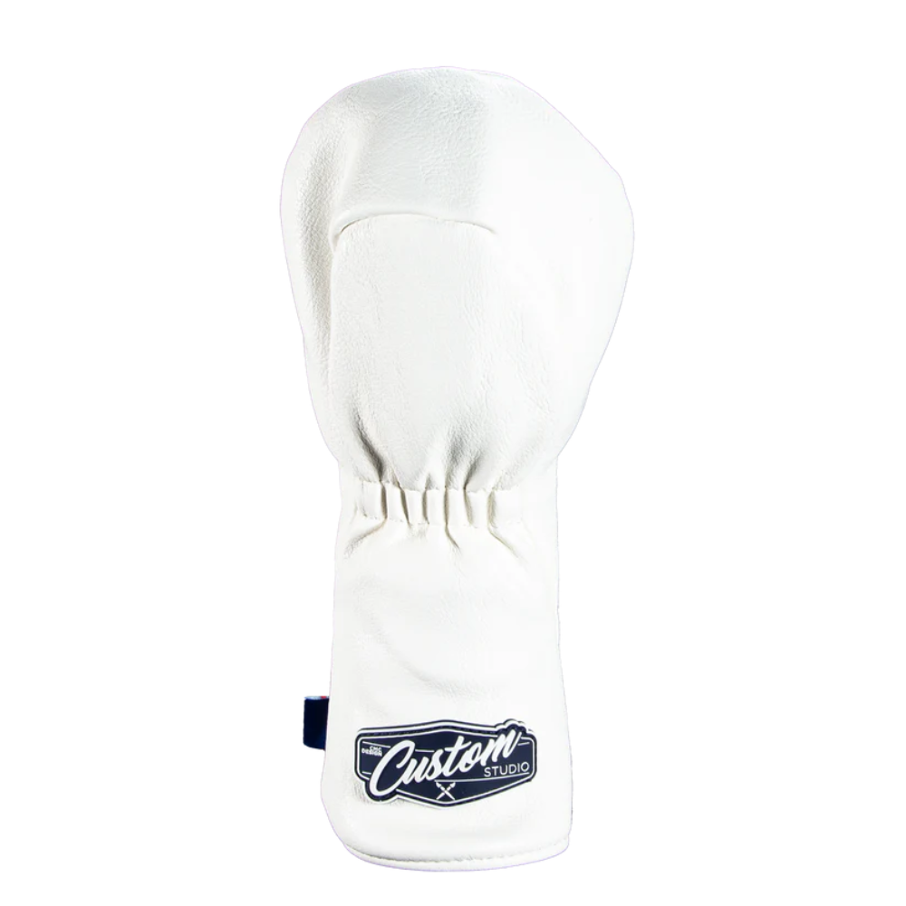 CMC Design USA Golf Club Headcover - Striped Fairway Wood Cover for Men & Women - Perfect for Golf Course, Driving Range & Practice Sessions