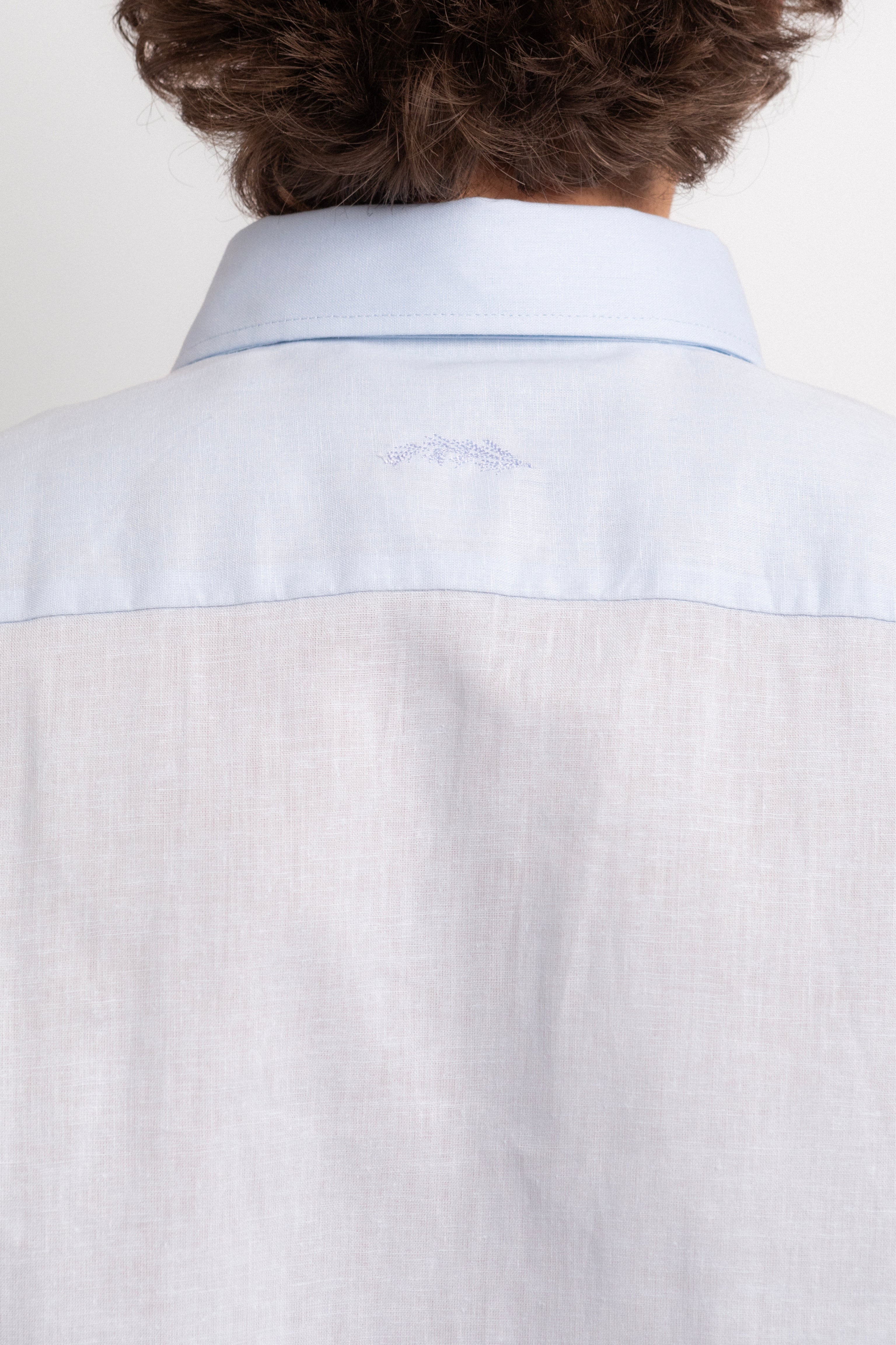 Light Blue Linen Shirt for Men - Breathable Summer Casual Shirt - Perfect for Beach, Vacation & Outdoor Activities