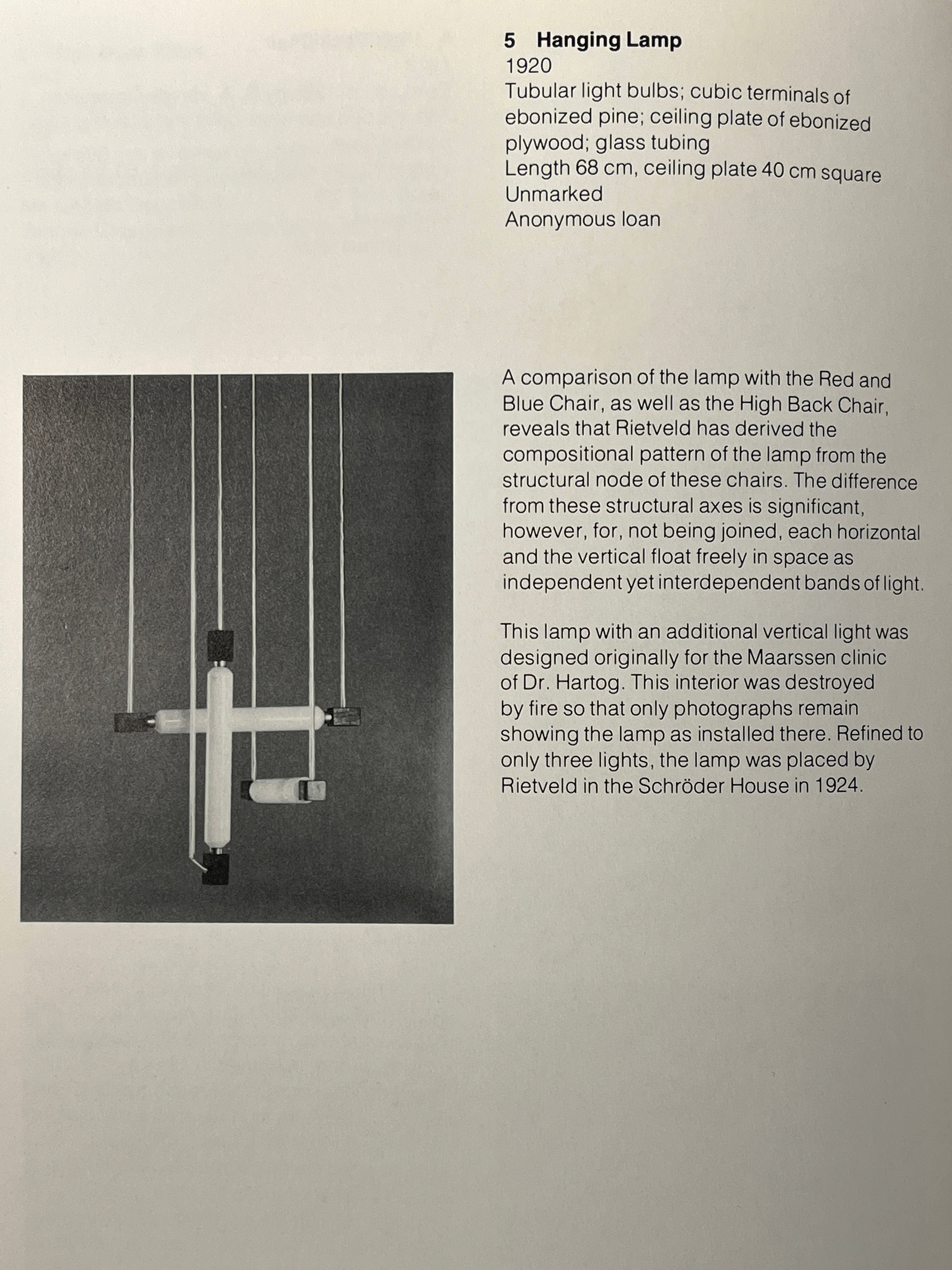 Gerrit Thomas Rietveld & Phillip Johnston Exhibition at Wadsworth Atheneum 1980 - Modern Art & Design Showcase for Home Decor & Office Inspiration