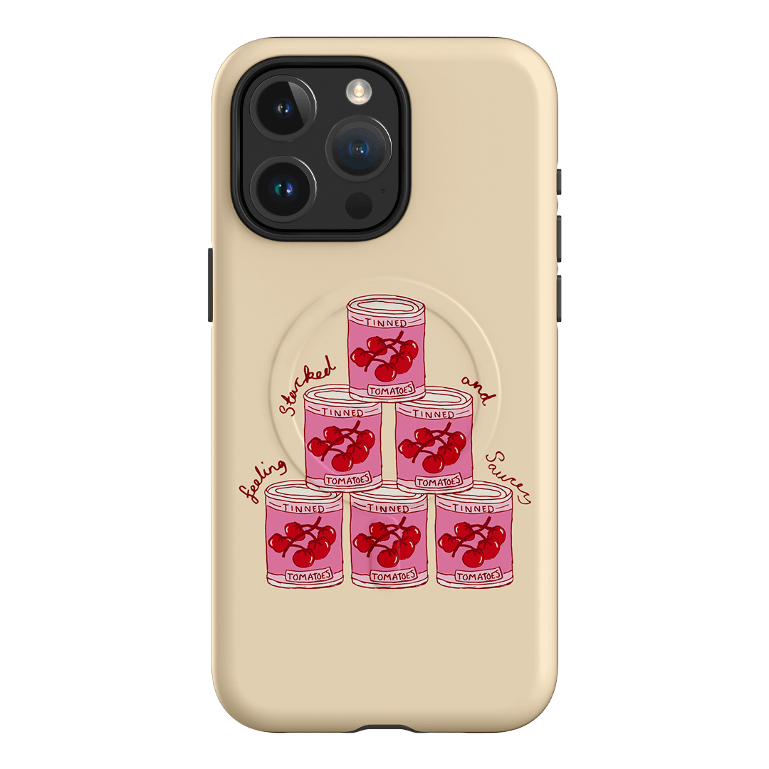 Stylish and Durable Saucy Supper Phone Case - Trendy Protective Cover for iPhone & Samsung - Perfect for Everyday Use, Travel, and Gifting