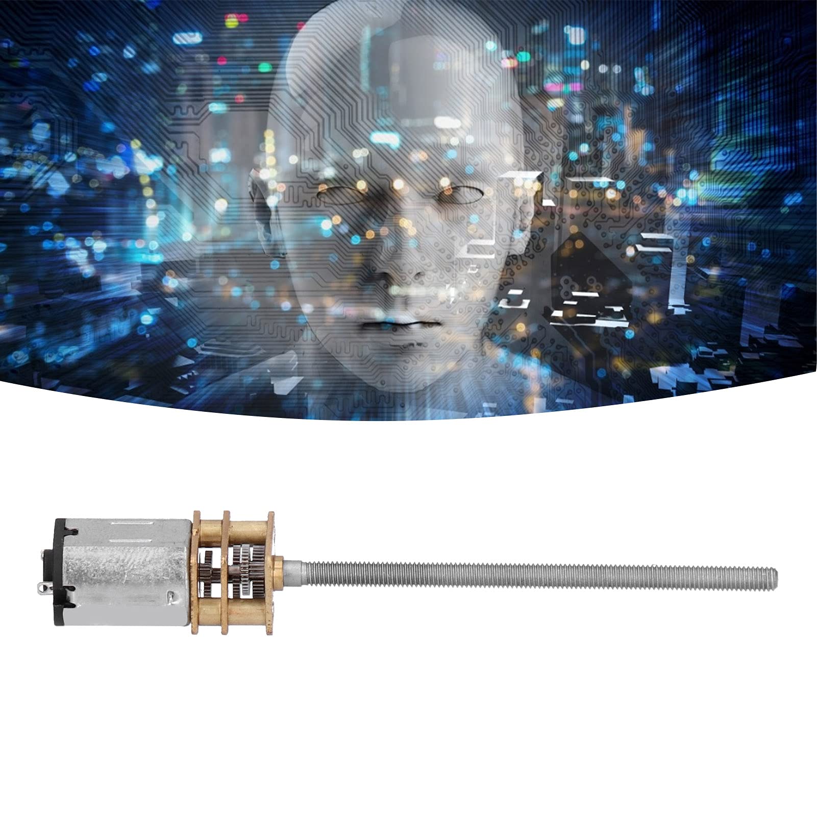 High Torque DC Gear Motor & Linear Actuator - 12V/24V Heavy Duty Electric Motor for Outdoor Engineering Projects | Perfect for Robotics, Solar Trackers, and Industrial Automation
