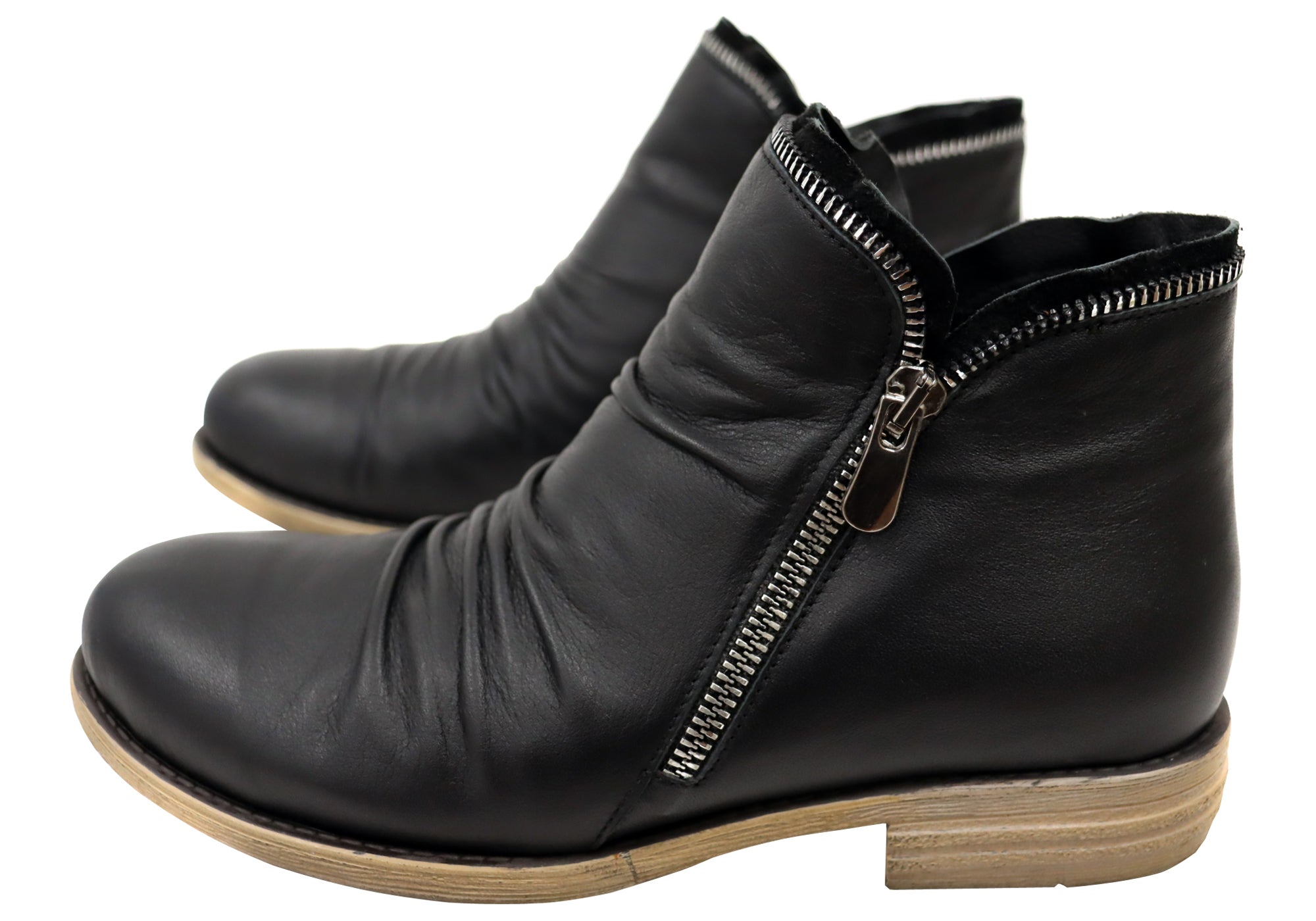 Orizonte Kestral Women's Comfortable Leather Ankle Boots - European Style Fashion Shoes for Casual Wear, Office & Date Night Outfits