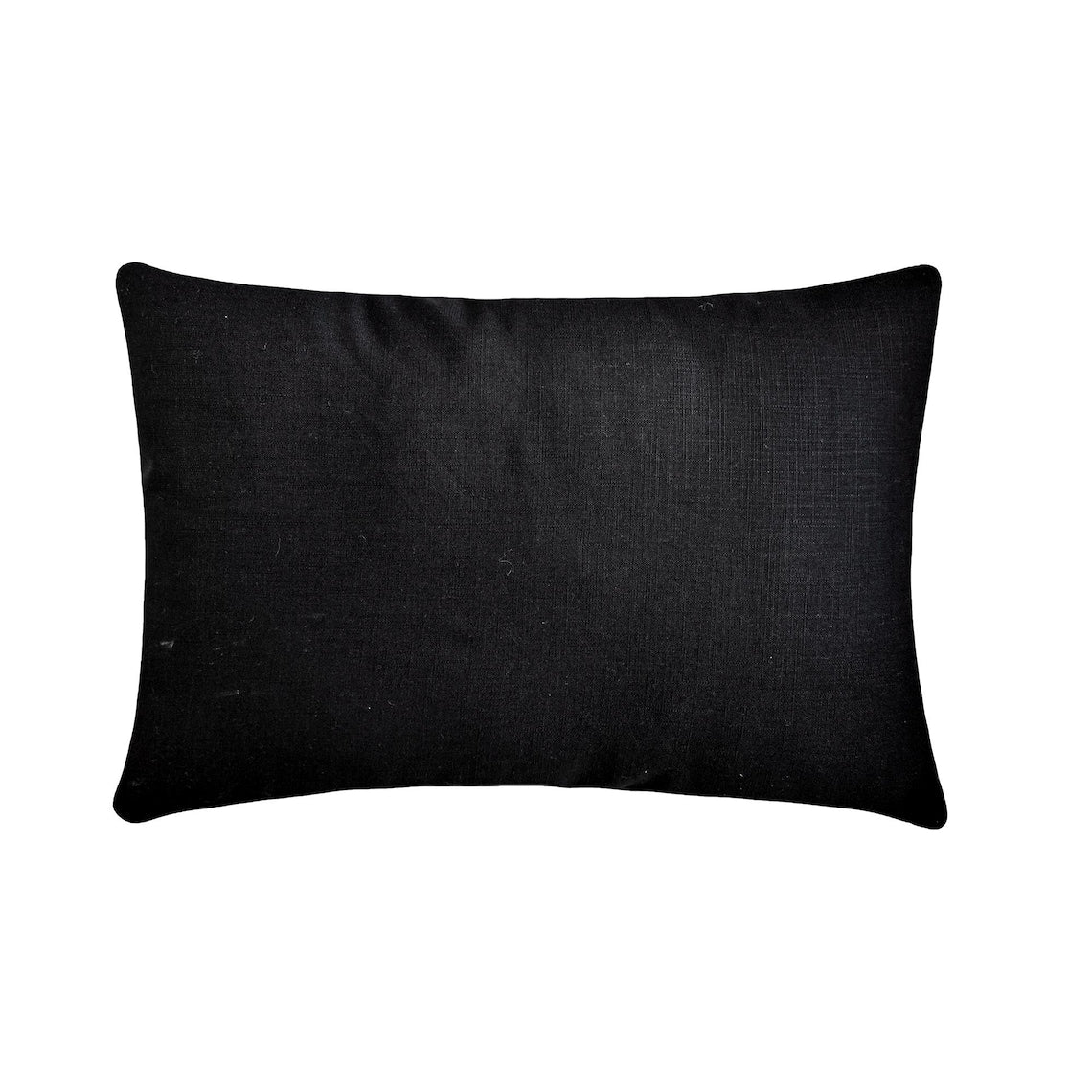 Abstract Mirage Black and White Cotton Lumbar Pillow Cover - Modern Home Decor for Sofa, Bed, or Office