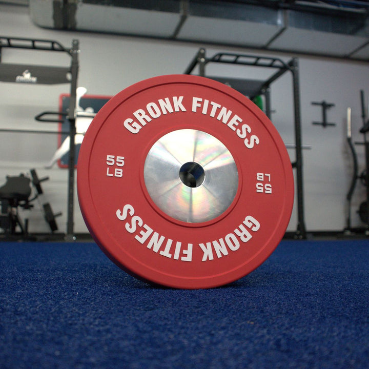 Gronk Fitness Competition Bumper Plates - Buy One Get One Free - Olympic Weightlifting & CrossFit Training Equipment for Home & Gym Workouts