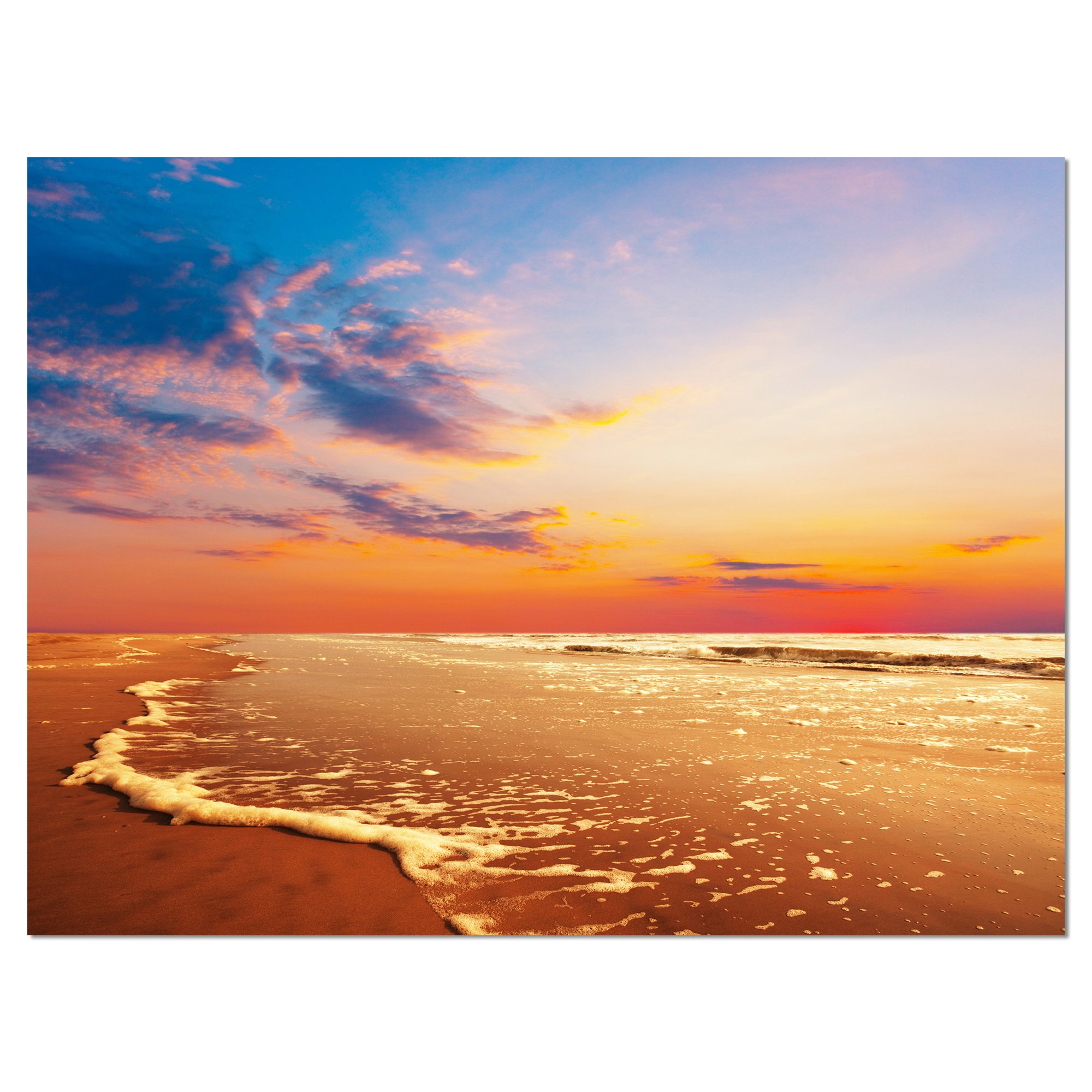 Stunning Ocean Waves Beach Canvas Wall Art Print - Coastal Decor for Living Room, Bedroom & Office - Perfect for Home, Vacation House & Beach-Themed Spaces