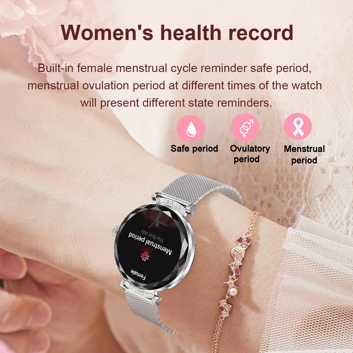 Smart Watch for Women with Call Function - Fitness Tracker for iOS & Android, 1.19
