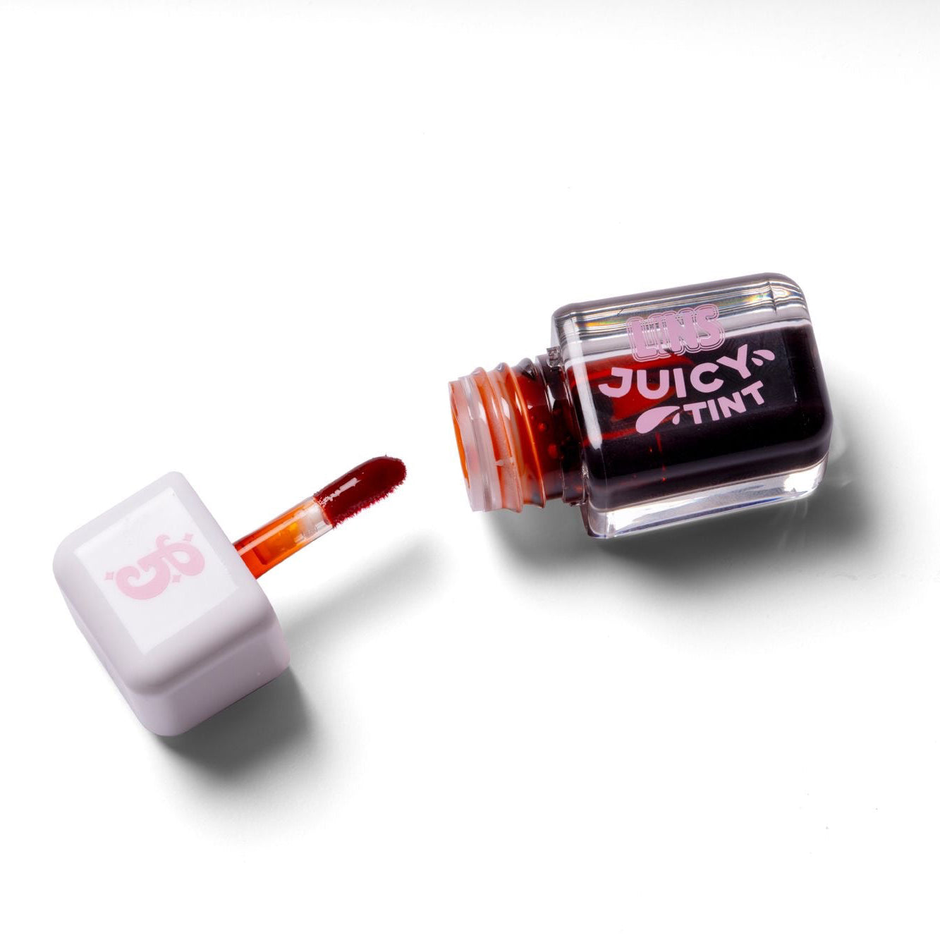 Lins x Glisten Juicy Tint - Long Lasting Hydrating Lip Stain for Dry Lips, Vegan & Cruelty-Free, Perfect for Daily Wear, Date Night & Makeup Looks