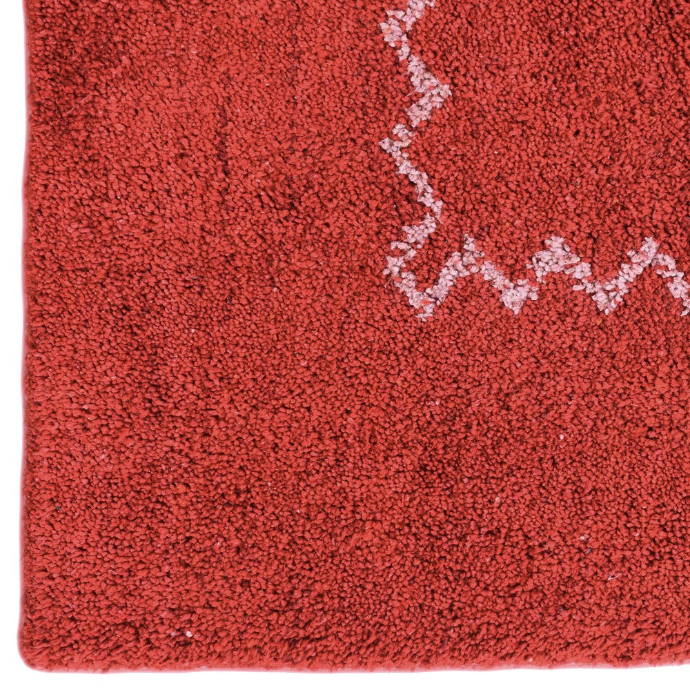 Handmade Hand-Knotted Wool Rug - Bohemian Style Area Rug for Living Room, Bedroom, or Dining Room Decor