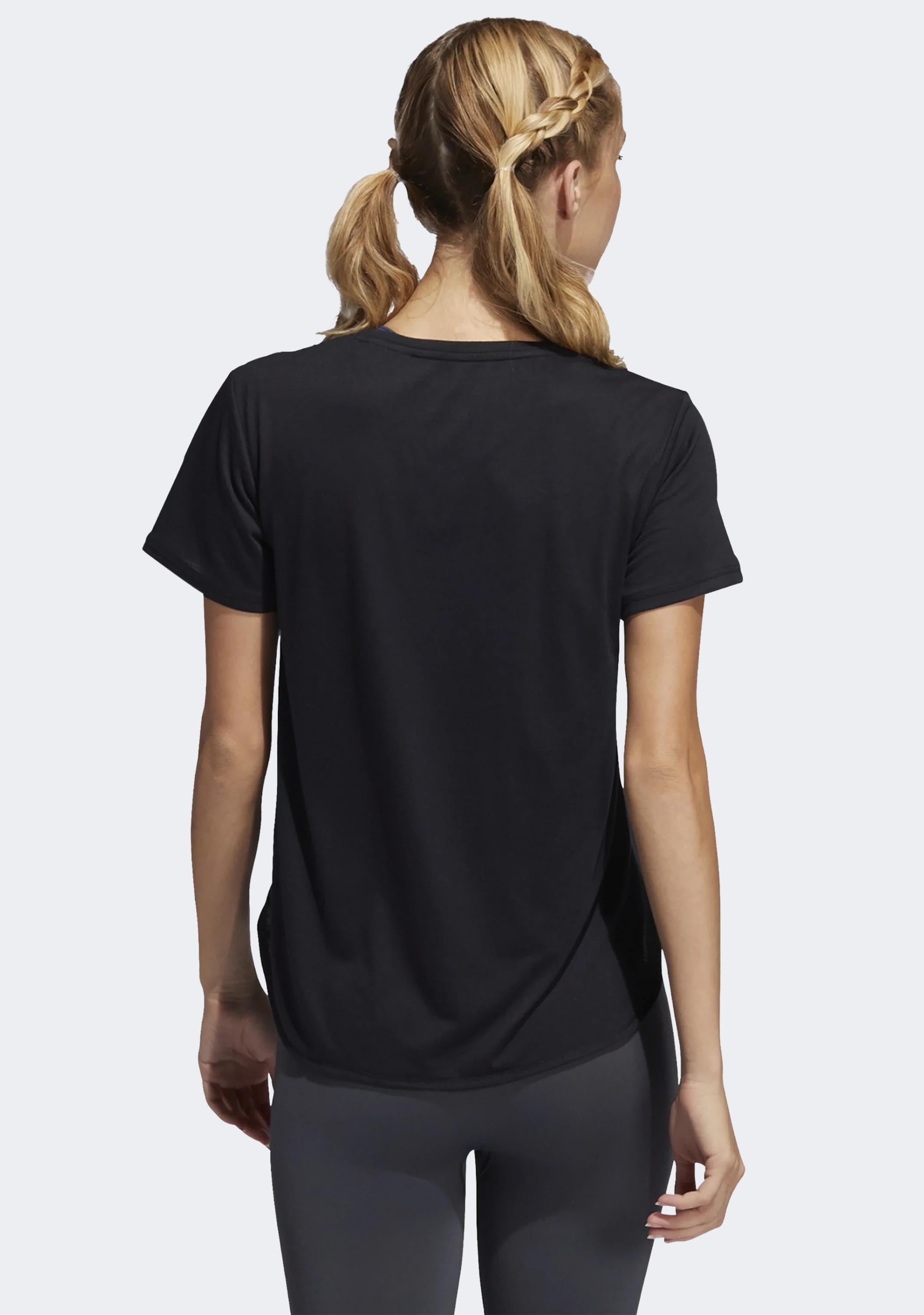 Adidas Women’s Go to Training Tee 2.0 - Moisture-Wicking Workout Shirt for Running & Gym - Lightweight Comfort Fit Activewear Top for Women