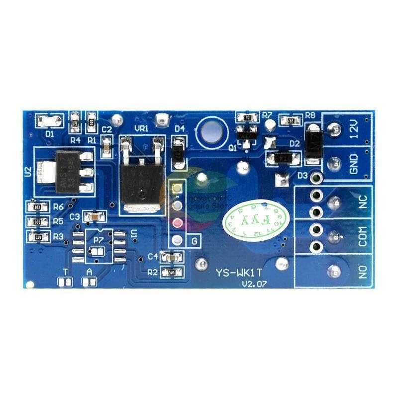 1 Channel DC 12V WiFi Smart Relay Timer Switch Module - Remote Control for Alexa, Echo & Google Home - Perfect for Smart Home Automation, Lighting Control & Appliance Scheduling