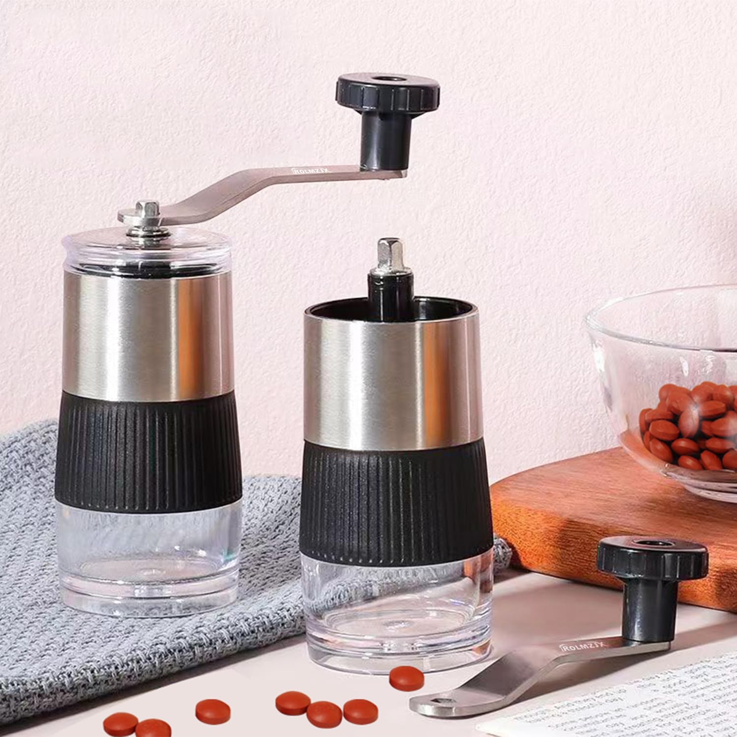 **Pill Crusher and Grinder - Easily Crush Multiple Tablets & Vitamins into Fine Powder - Perfect for Feeding Tubes, Kids, Pets & Arthritis Relief - Ideal for Medication Management & Daily Health Care**
