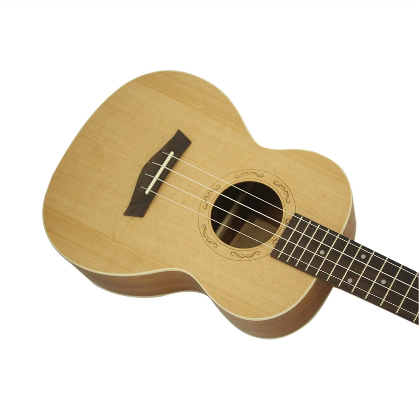Premium 26 Inch Tenor Ukulele - Rosewood Fingerboard, Spruce Top & Sapele Back - 4 String Hawaiian Mini Guitar with Free Carry Bag | Perfect for Travel, Beach Parties & Beginners Learning Music