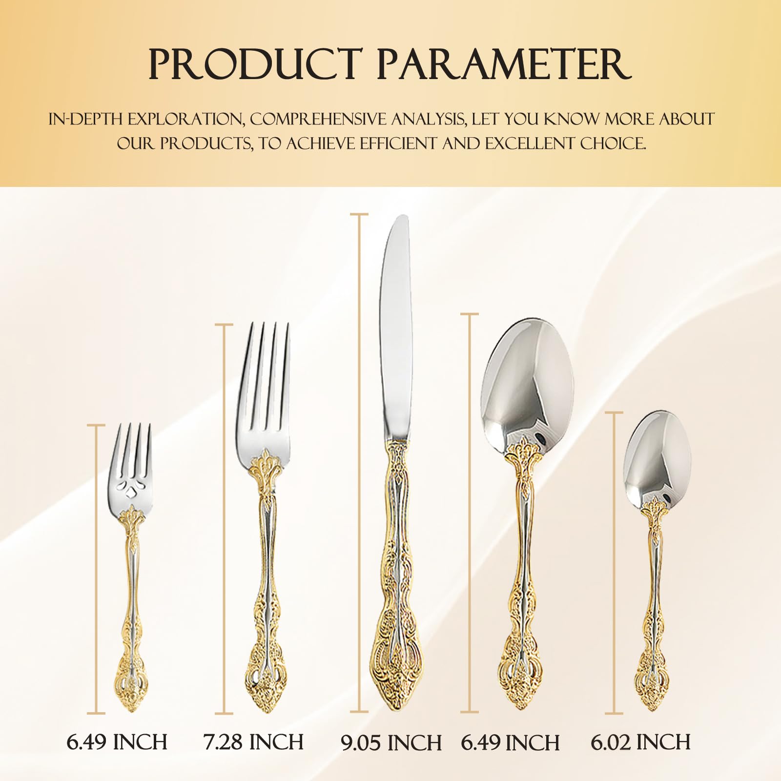 Premium Michelangelo Silverware Set for 2 - 18/10 Stainless Steel Flatware Cutlery Set (10-Piece, Gold Finish) - Elegant Dining Utensils for Couples, Dishwasher Safe - Perfect for Romantic Dinners, Anniversary Gifts & Special Occasions