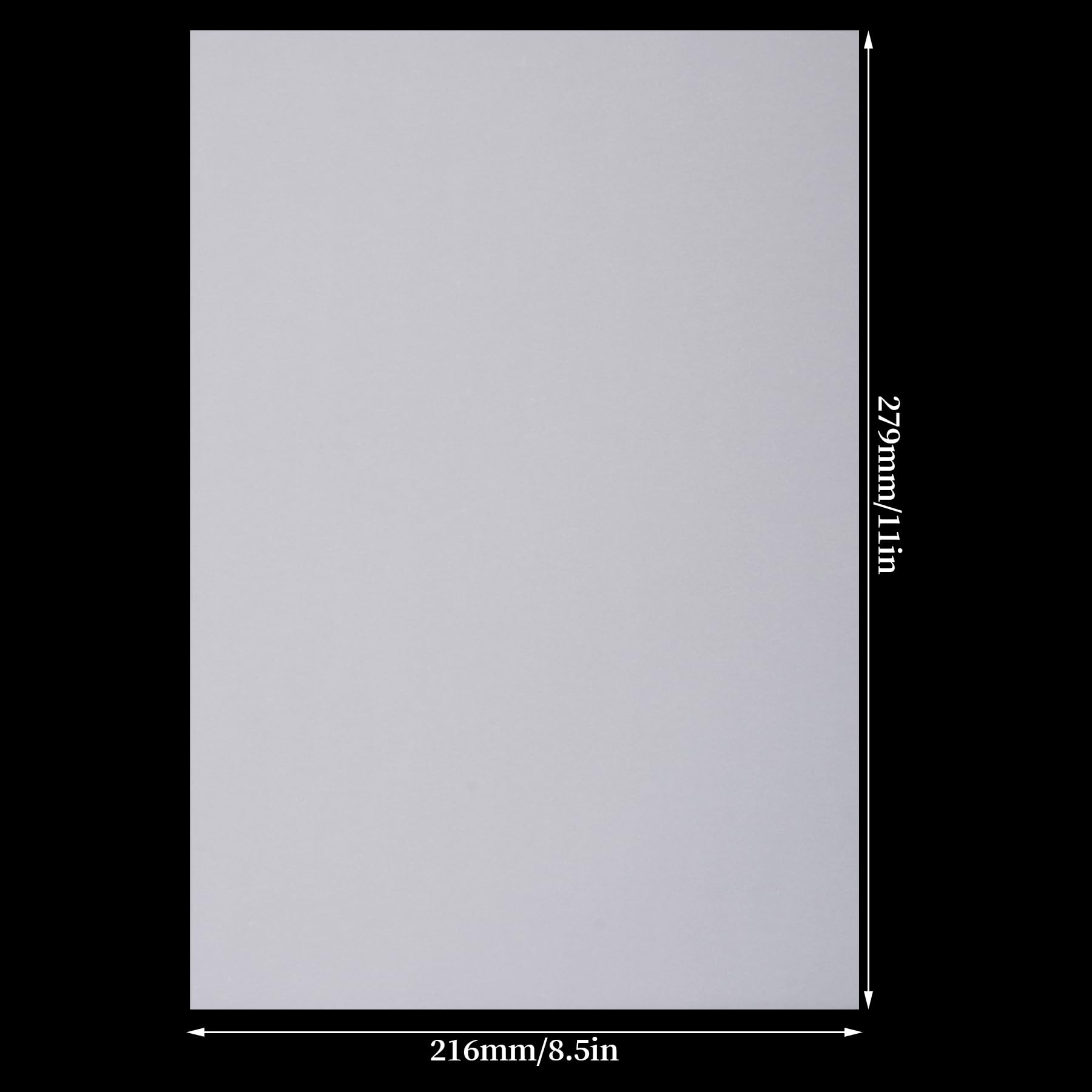 Premium 8.5 x 11 Inch Colored Vellum Paper - 50 Sheets Translucent Printable Tracing Paper for Inkjet & Laser Printers - Perfect for Scrapbooking, Invitations, Crafts and Architectural Drafting