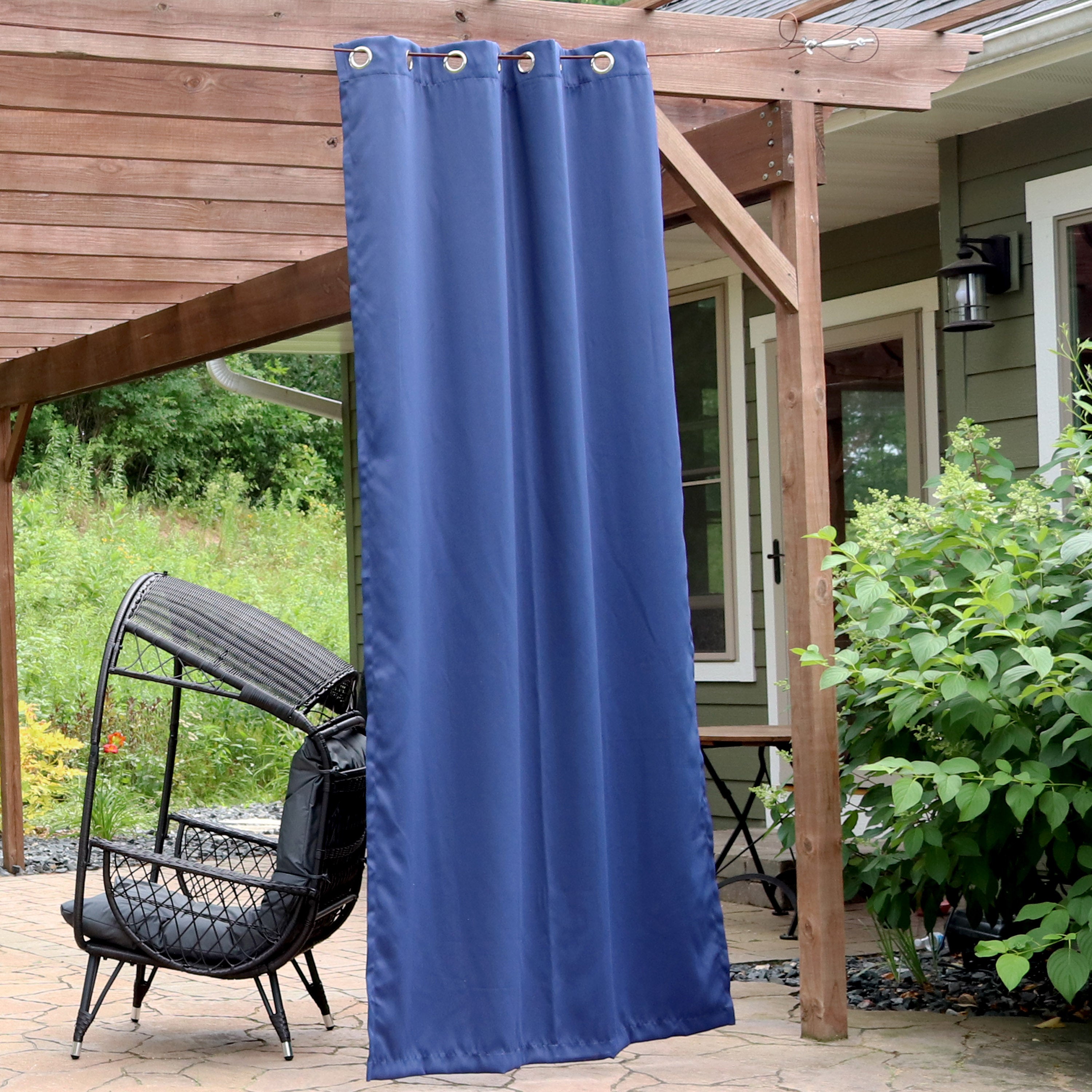 Blackout Curtain Panels with Grommet Top for Bedroom & Living Room - Sun Blocking Thermal Insulated Drapes by Sunnydaze Outdoor - Perfect for Home, Office, and Nursery