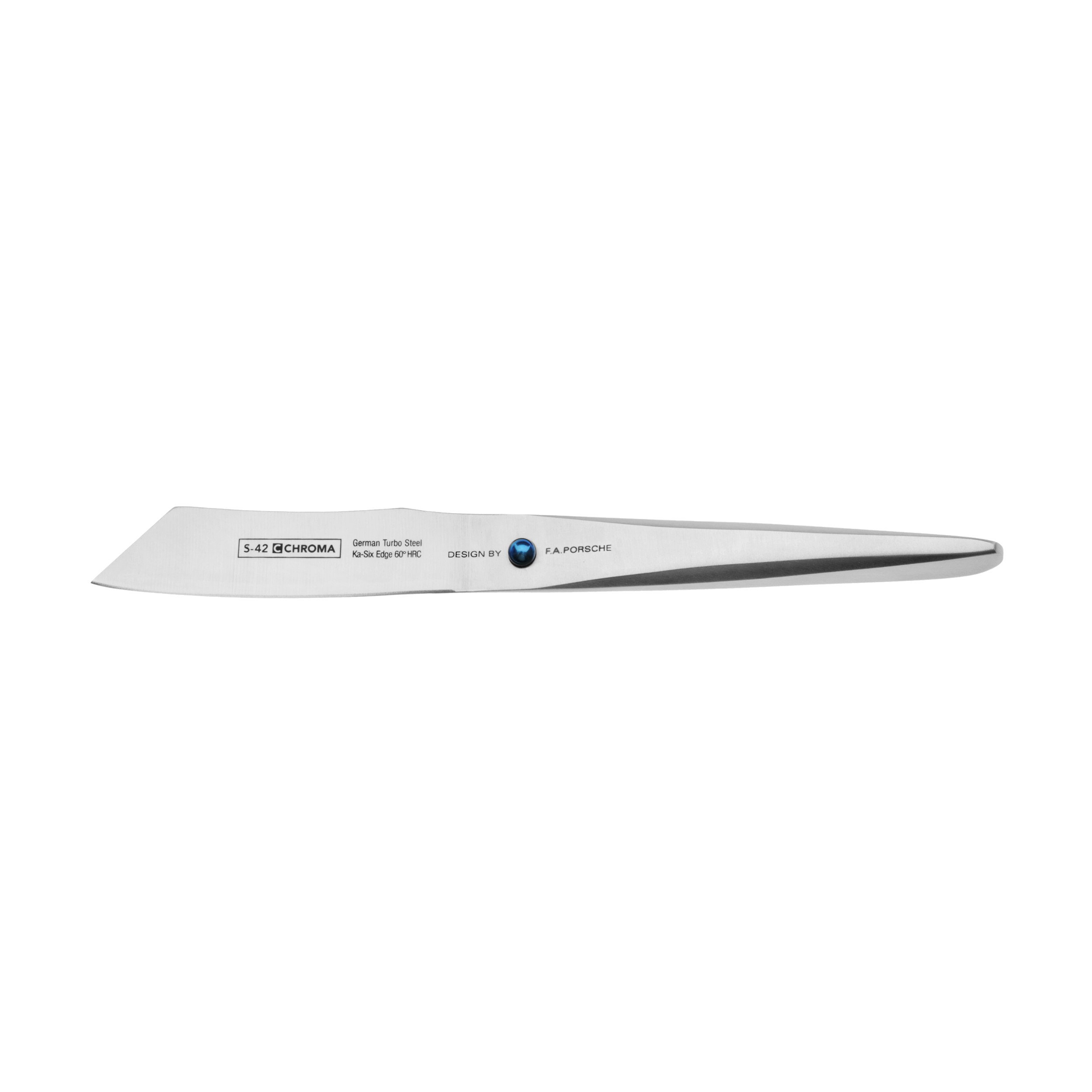 Chroma Turbo Fruit Knife 3.25 Inch - High Carbon Steel Blade for Peeling, Slicing & Cutting Fruits - Perfect for Kitchen, Camping & Outdoor Activities