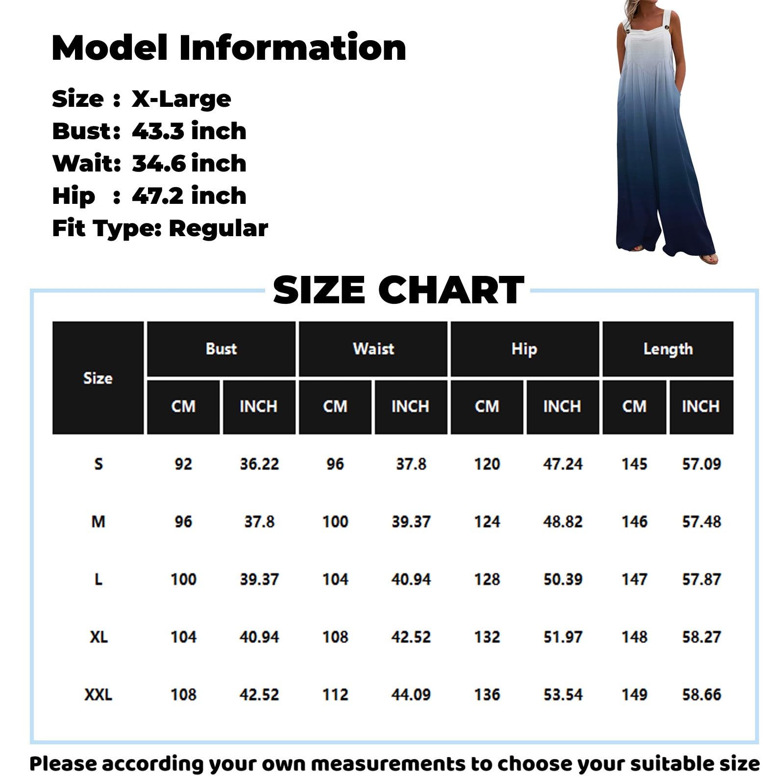 Women's Wide Leg Overalls - Casual Sleeveless Jumpsuit with Pockets for Summer Outings