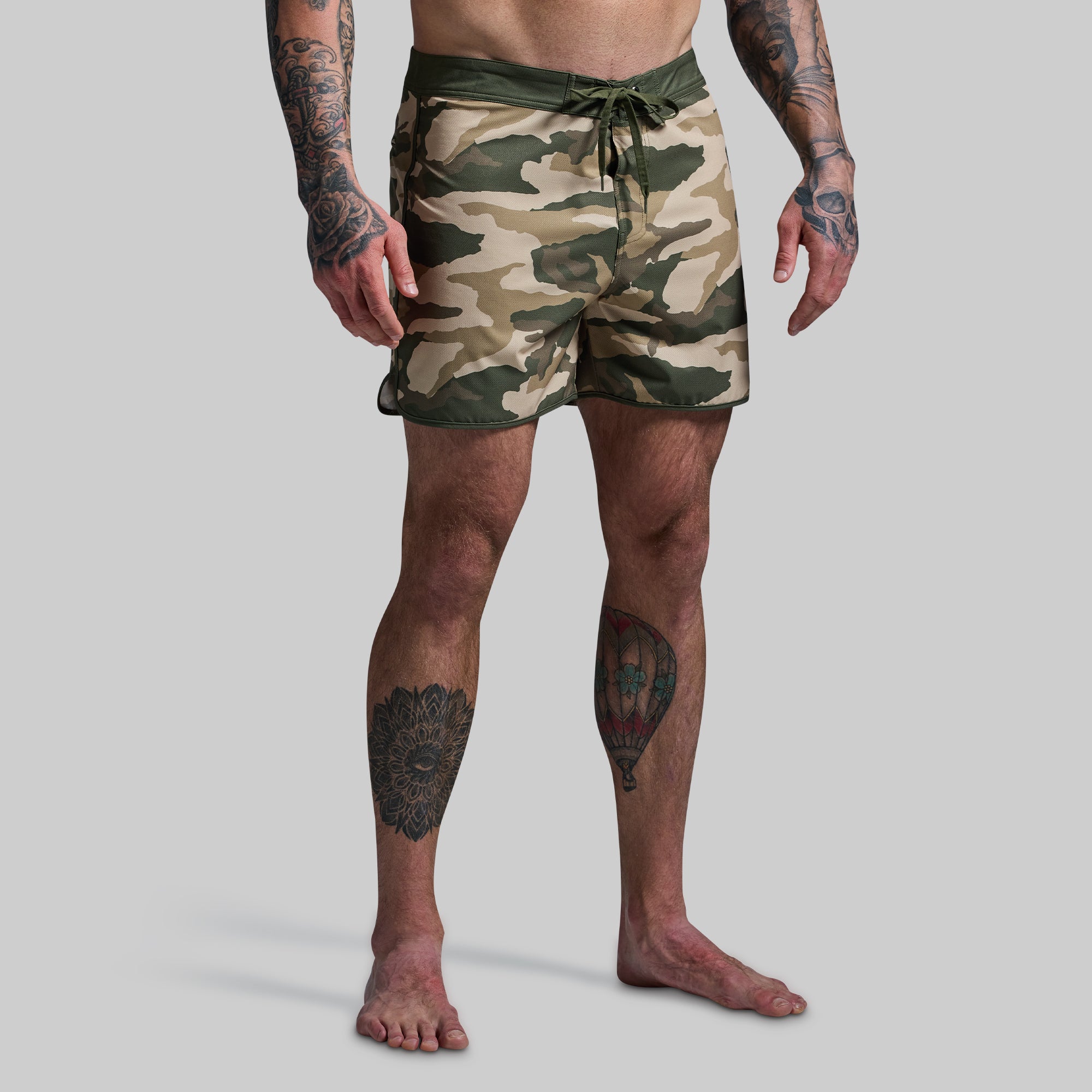 Ambush Island Short 5 - Lightweight Quick-Dry Swim Trunks for Men - Perfect for Beach Vacation, Pool Party & Summer Outdoor Activities