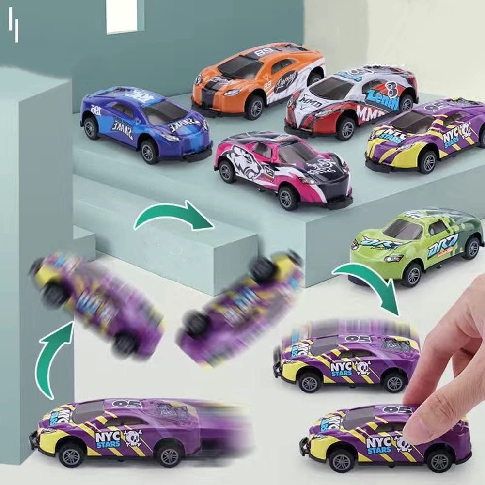 16 Pack Mini Pull Back Toy Cars - Assorted Alloy Motorcycle Race Vehicles for Kids, Boys & Toddlers - Fun Stocking Stuffers for Christmas, Birthday & Party Favors - Great for Indoor Play, Travel & Collecting