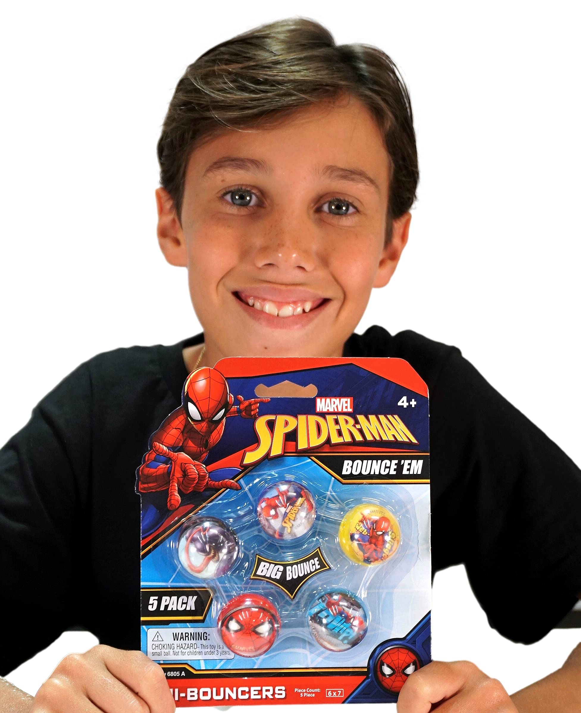 JA-RU Marvel Spiderman Bouncy Superballs - 1.2