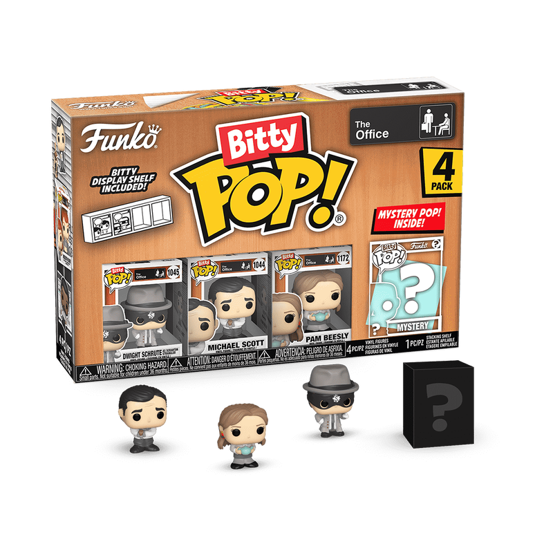 The Office Dwight Strangler 4-Pack Series 1 Funko Pop Figures - Perfect for TV Show Fans & Collectors - Great for Display, Gifts, and Office Decor