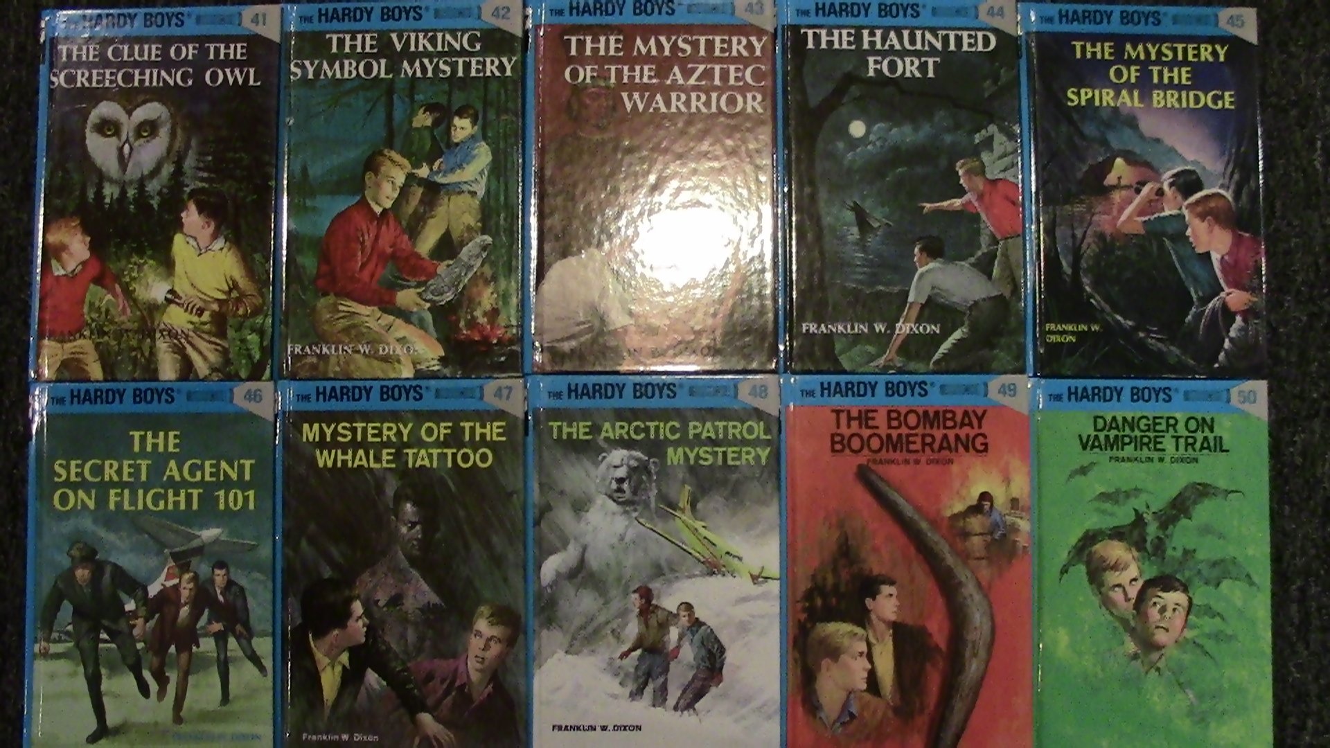 Hardy Boys Mystery Books Set - Volumes 41 to 50 | Classic Teen Detective Novels | Perfect for Young Readers & Gift Giving