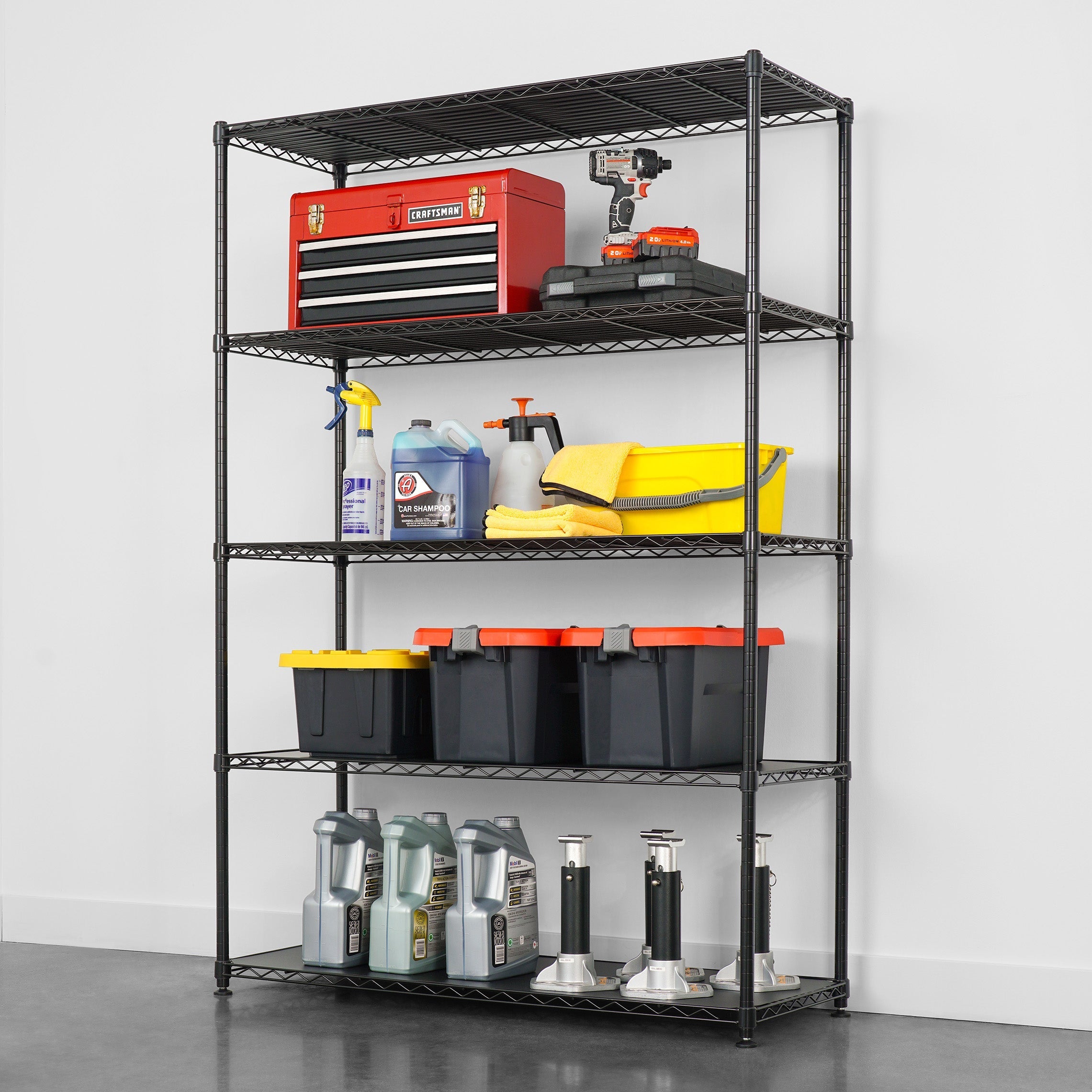 5-Tier Heavy Duty Wire Shelving Unit 18