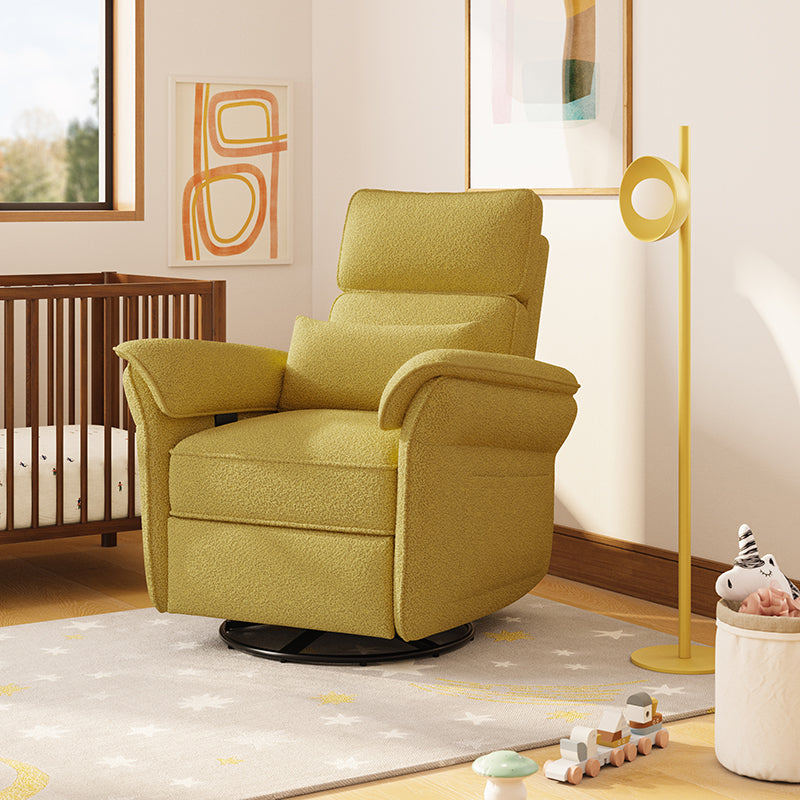 Comfortable Nursery Power Glider Recliner Chair with Custom Fabric Options - Perfect for Breastfeeding, Rocking Baby to Sleep & Nursery Decor