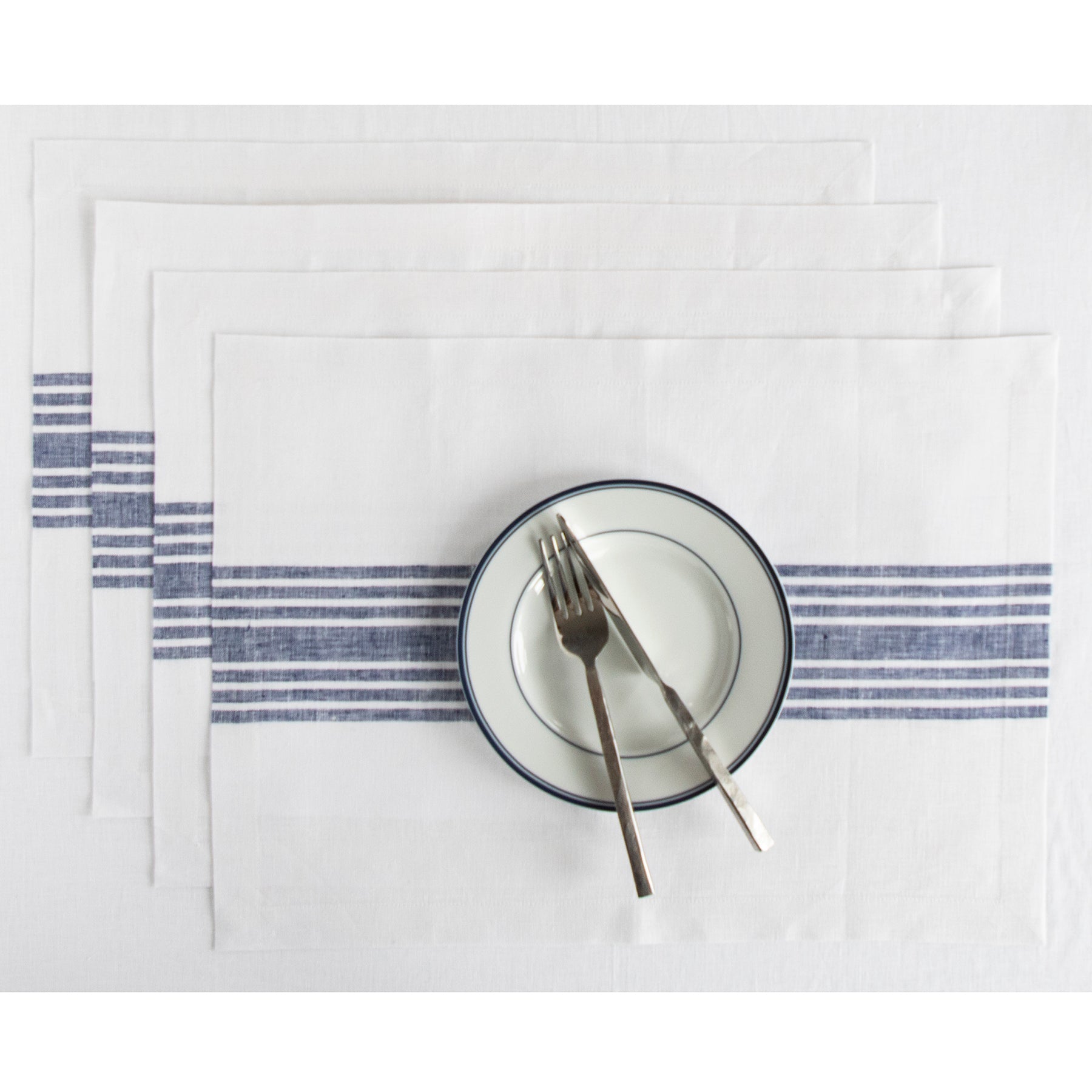 Farmhouse Style Placemats Set of 4 - Rustic Cotton Table Mats for Dining Room, Kitchen & Holiday Decor - Perfect for Thanksgiving, Christmas & Everyday Use