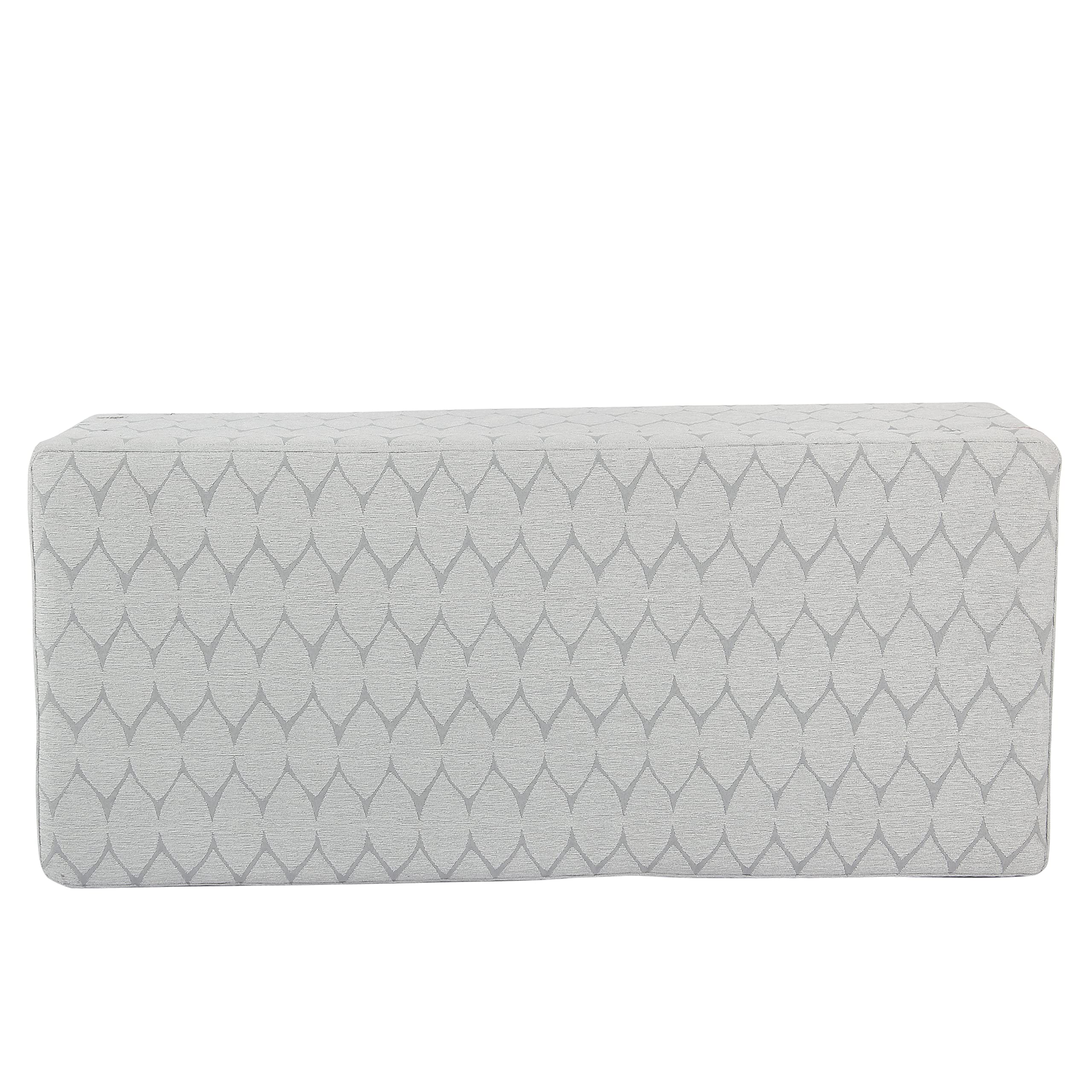 HomePop Textured Large Decorative Storage Bench - Gray & Brown, 36