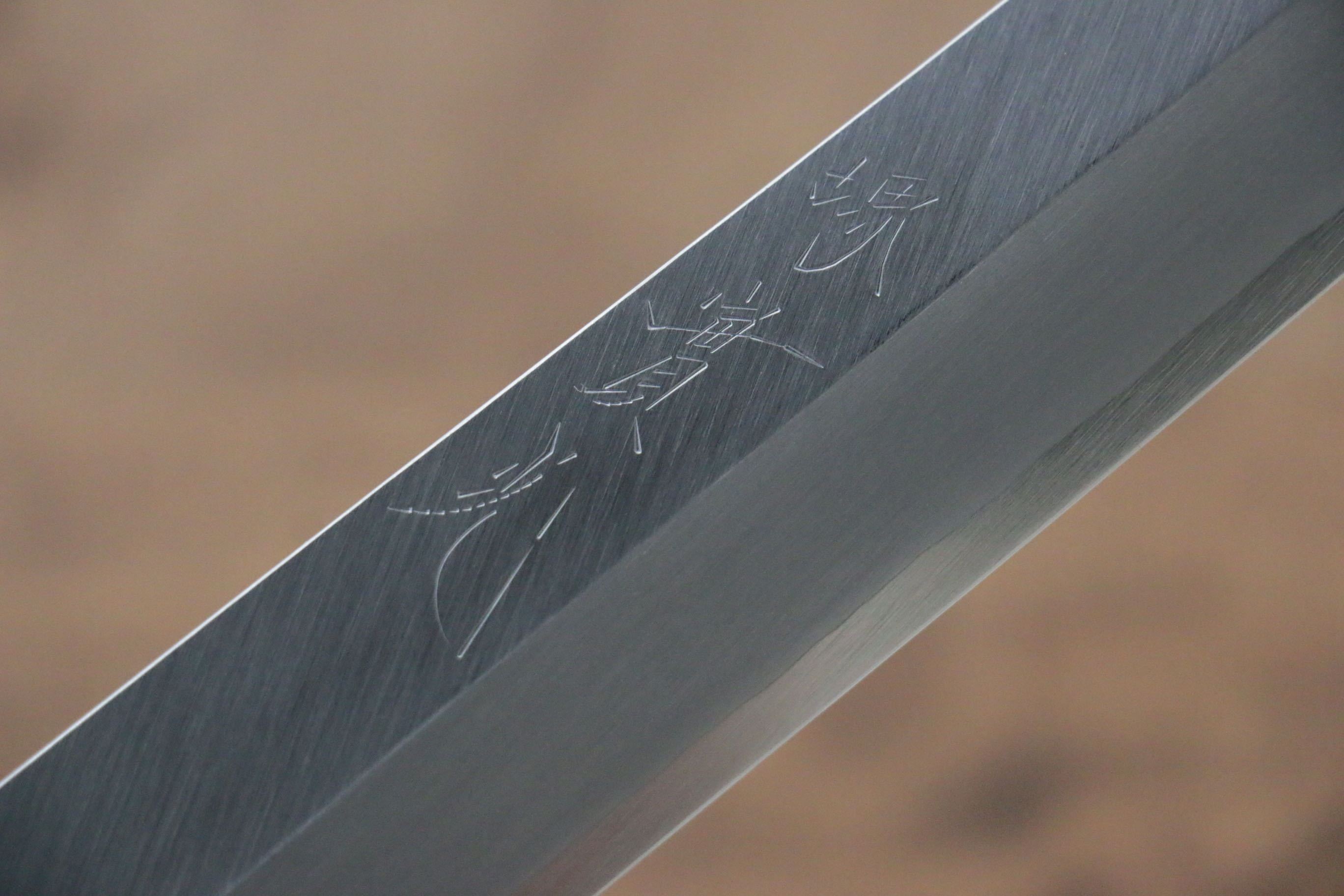 Premium Jikko Silver Steel No.3 Sakimaru Yanagiba 270mm Japanese Sushi Knife with Ebony Wood Handle - Perfect for Sushi Chefs & Professional Kitchen Use