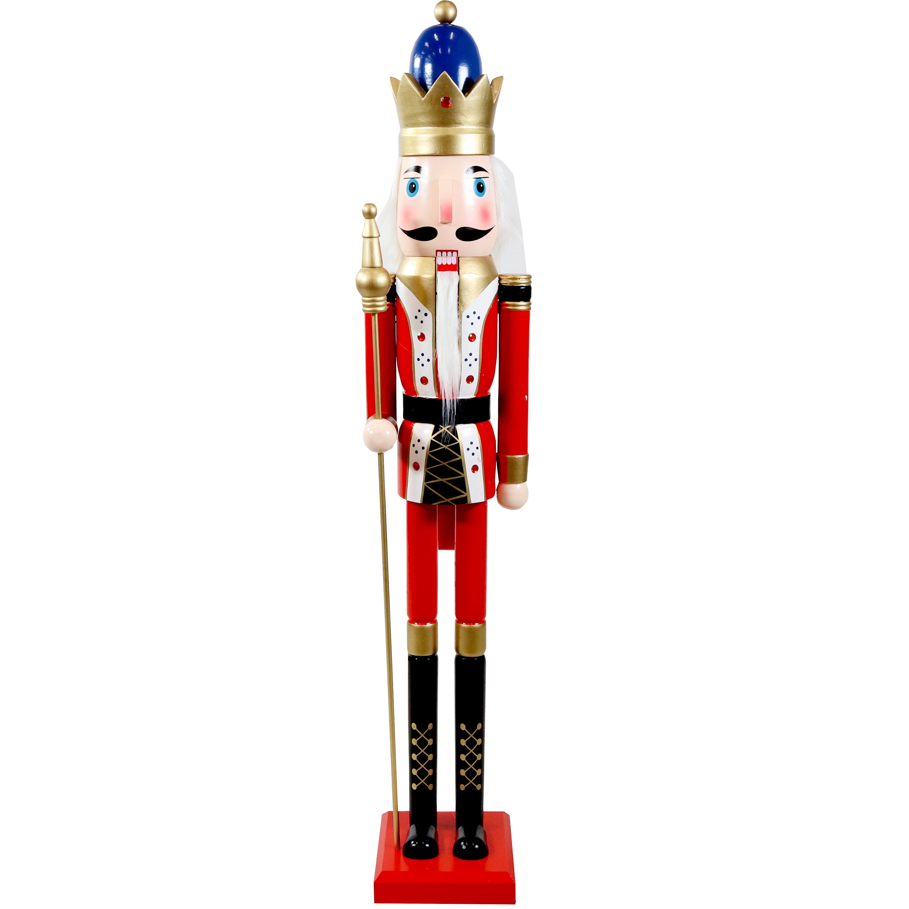 Sunnydaze Balthazar the Protector Indoor Nutcracker Statue - 48