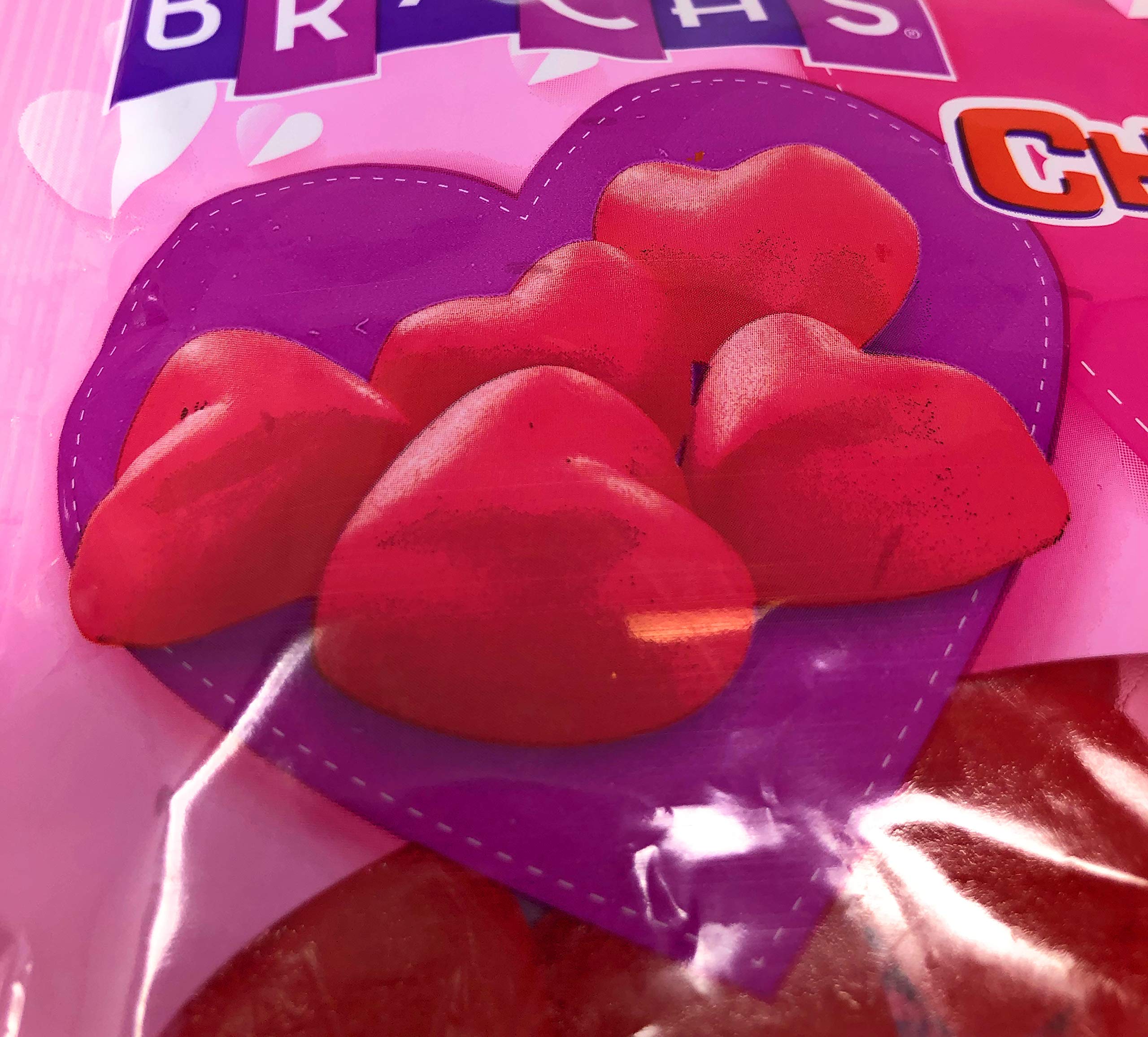 Brachs Jube Jel Cherry Hearts Valentine's Day Jelly Candy - 3 Pack (12 oz Each, 36 oz Total) - Bulk Cherry Flavored Candy for Parties, Gifts & Holiday Celebrations
