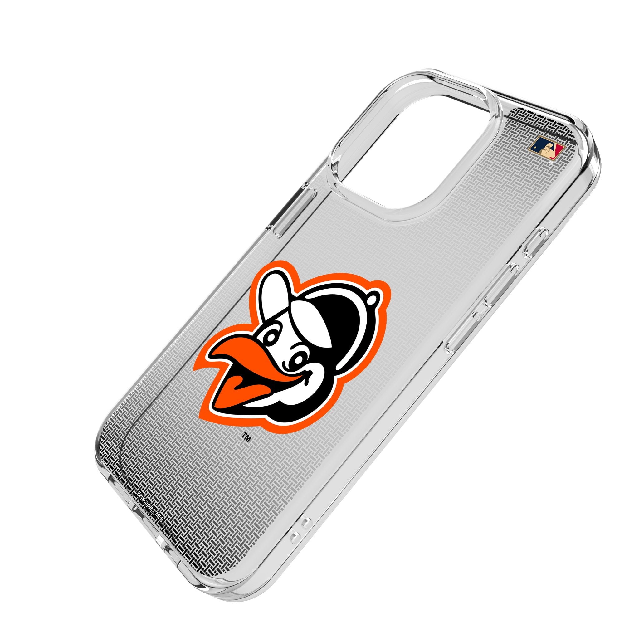Baltimore Orioles 1955 Cooperstown Collection Linen Clear Phone Case for Apple iPhone - Perfect for Baseball Fans & iPhone Protection at Games