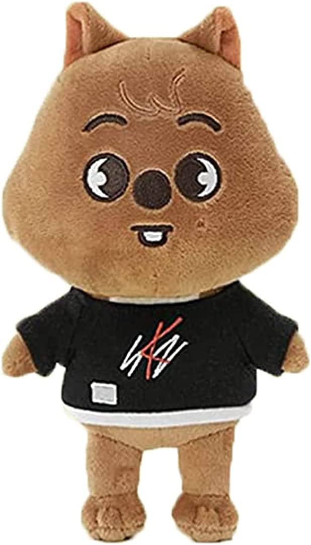 Skzoo Plush Toys - Stray Kids Official Soft Stuffed Cartoon Dolls | Cute Brown Bear Plushie Gift for K-Pop Fans & Kids | Perfect for Bedroom Decor, Birthday Presents & Fan Collections