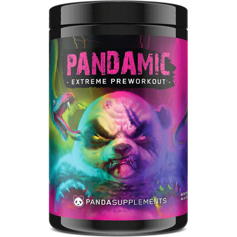 Premium Panda Pandamic Pre-Workout Supplement - Boost Energy, Focus & Endurance for Intense Gym & Home Workouts