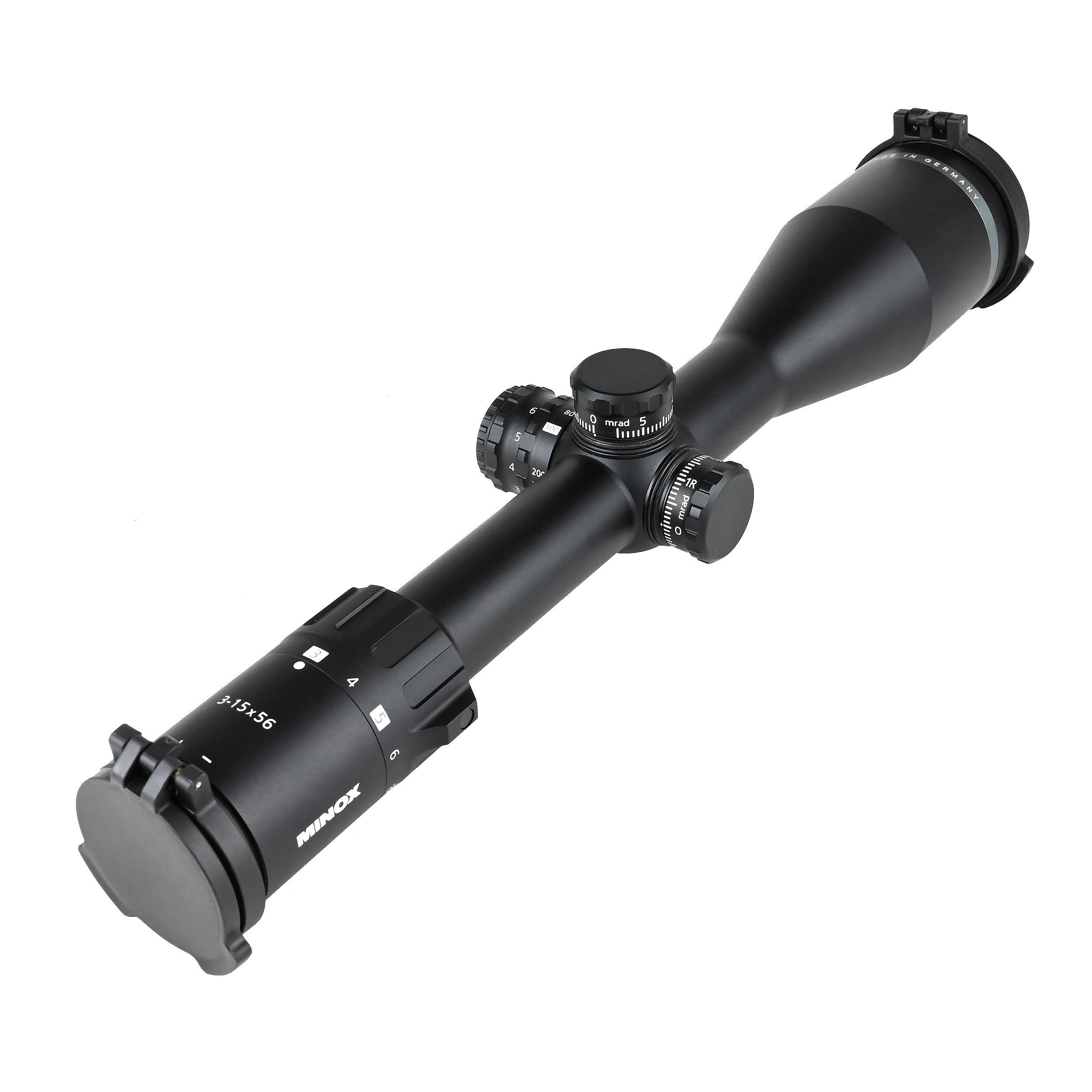 Minox All Rounder 3 15x56 Rifle Scope with German #4 Reticle & Red Dot Illumination - Perfect for Hunting, Target Shooting, and Long-Range Precision