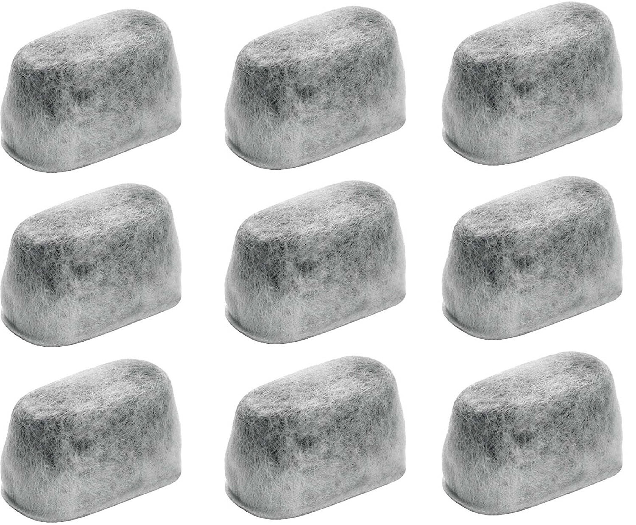 Nispira Charcoal Water Filter Replacement for Kitchenaid KCM11WF Coffee Maker - 9 Pack | Improves Taste & Reduces Impurities for Fresh Brewed Coffee