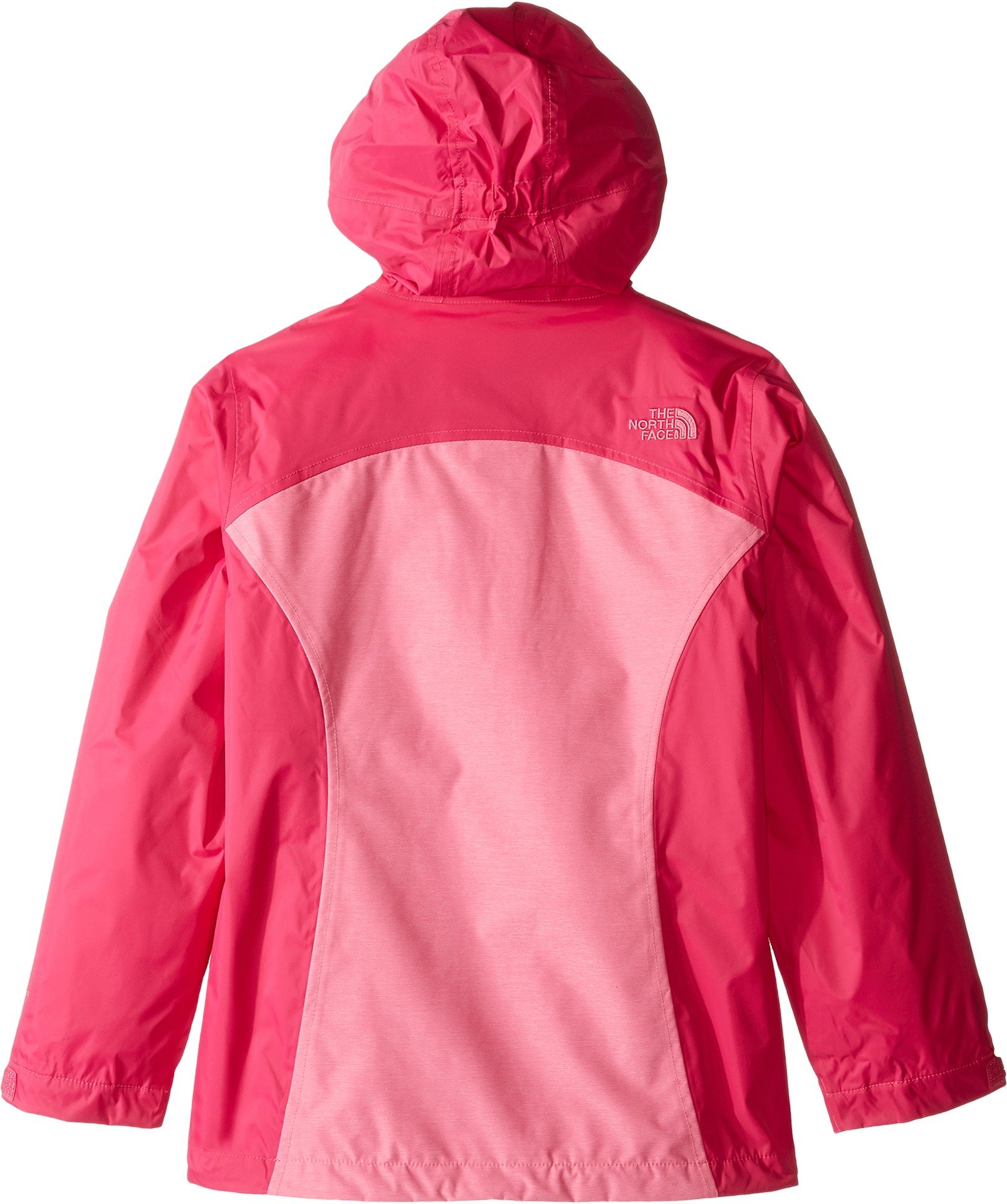 The North Face Kids' Thermoball Triclimate Jacket for Girls - Waterproof Winter Coat with Detachable Hood (Toddler & Youth Sizes) in Cha Cha Pink Heather - Perfect for School, Snow Play & Outdoor Adventures