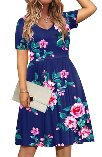 Flower Navy Blue