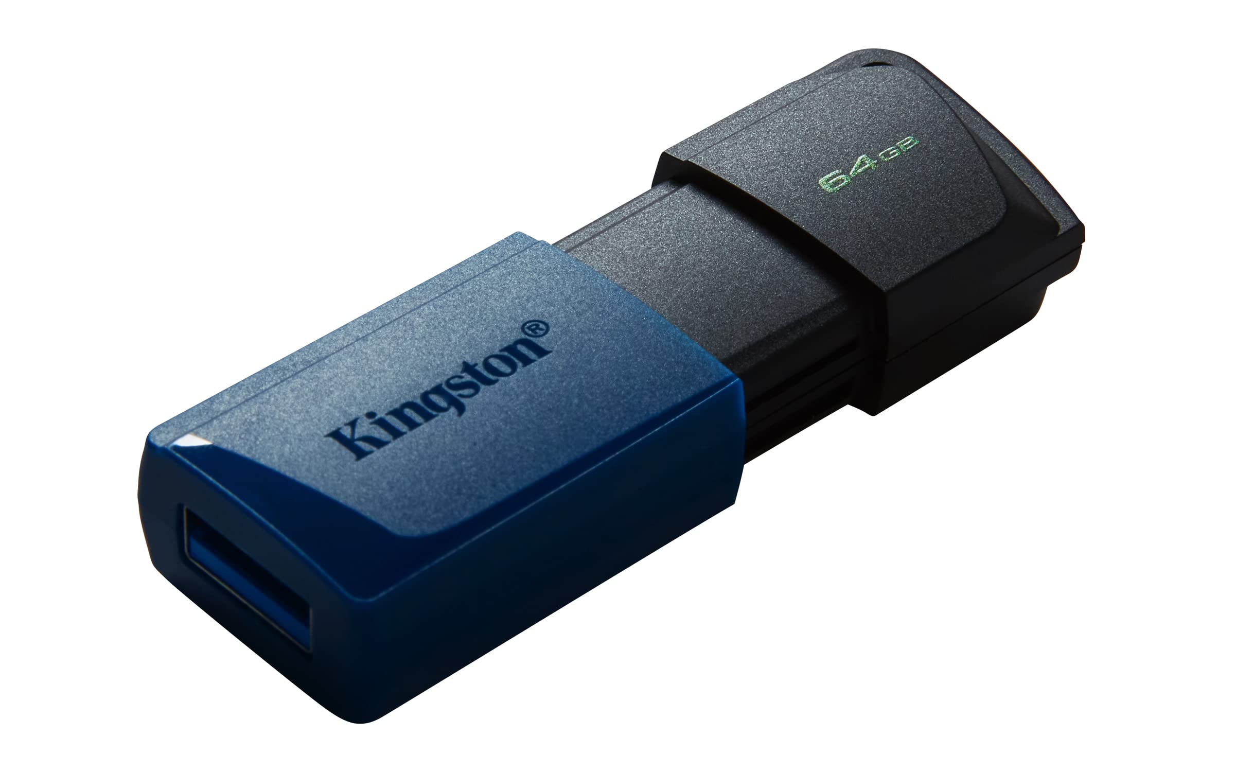 Kingston DataTraveler Exodia M 64GB USB 3.2 Flash Drive 5-Pack with USB-C Adapter - High Speed Portable Storage for PC, Mac, Phones - Perfect for Office, School, Travel & Data Backup