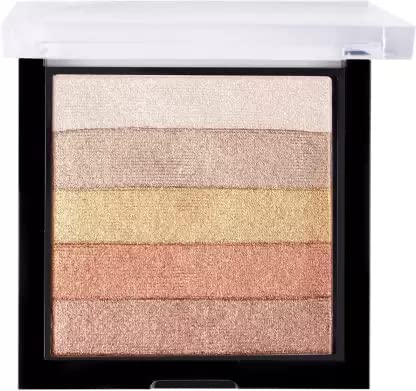 Wiffy Shimmer Brick Highlighter Powder - Buildable Glow for Bridal & Party Makeup | Natural & Sparkle Finish for Cheeks, Eyes & Body | Perfect for Weddings, Night Out & Special Occasions