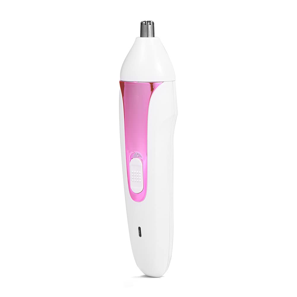 5-in-1 Electric Shaver for Women with Detachable Heads - Facial Hair Remover, Eyebrow Trimmer, Nose & Ear Hair Clipper, Body Groomer (Rose Gold) | Perfect for Travel, Home Use & Quick Touch-Ups