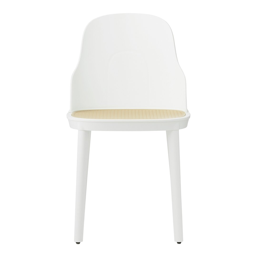 Allez Modern Dining Chair with Wicker Seat - Comfortable Rattan Accent Chair for Kitchen, Dining Room, or Patio - Perfect for Indoor and Outdoor Use