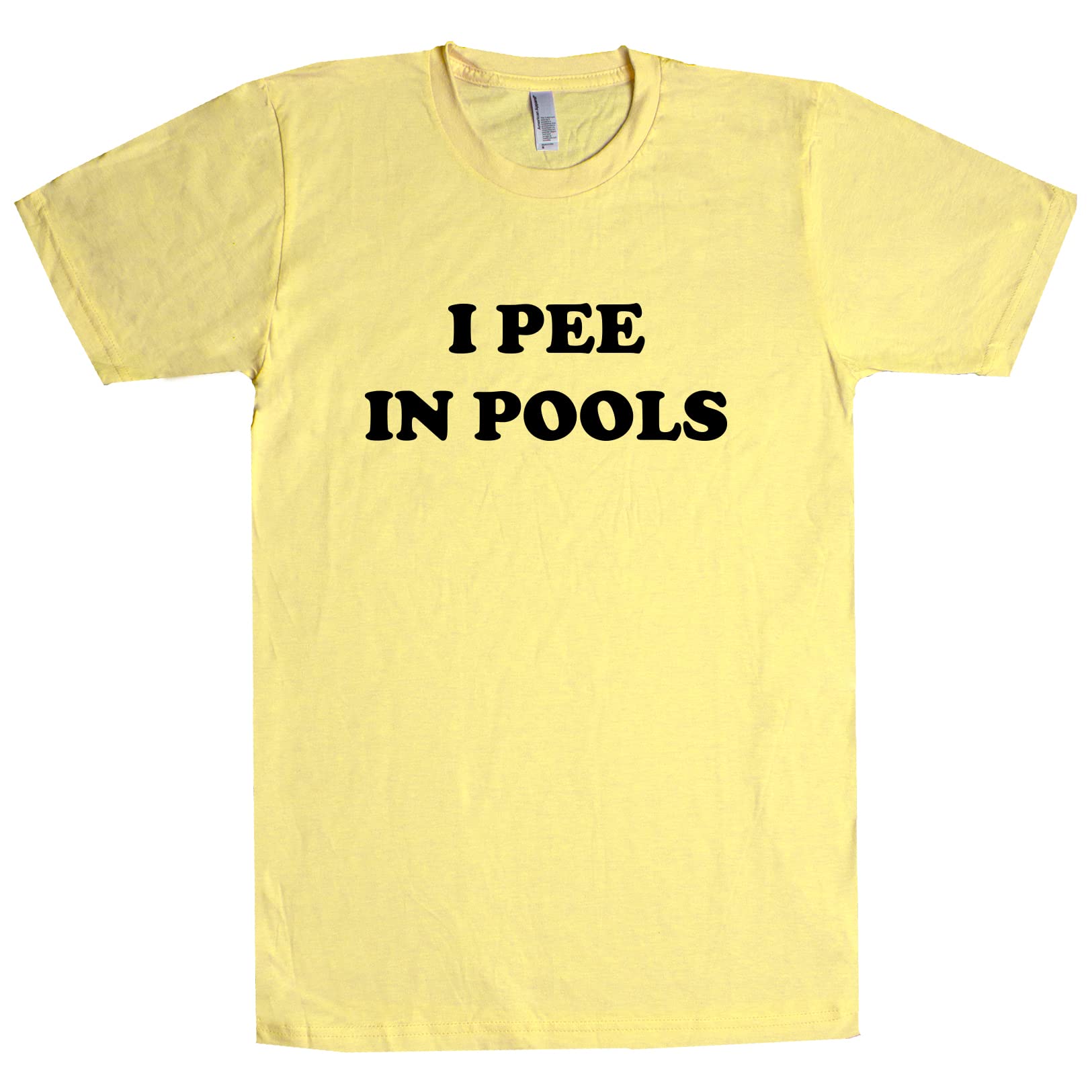 Funny I Pee in Pools Unisex T-Shirt - Cool Graphic Novelty Tee for Swimming Pools, Beach Parties & Summer Fun