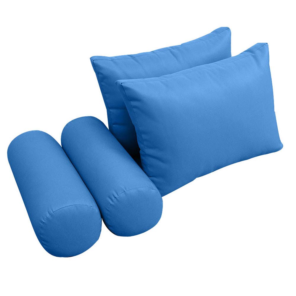 Prolinemax Outdoor Style 2 Full Knife Edge Daybed Mattress Cover - Fitted Bolster Pillow Protector Sheet AD102 | Waterproof & Durable | Perfect for Patio, Poolside & Outdoor Lounging