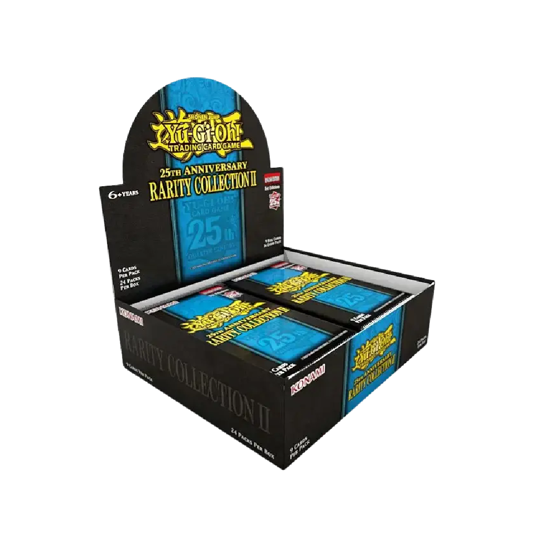 Yu Gi Oh! 25th Anniversary Rarity Collection II Premium Booster Box - Limited Edition Trading Card Game for Collectors & Players - Perfect for Tournaments, Gifts & Display