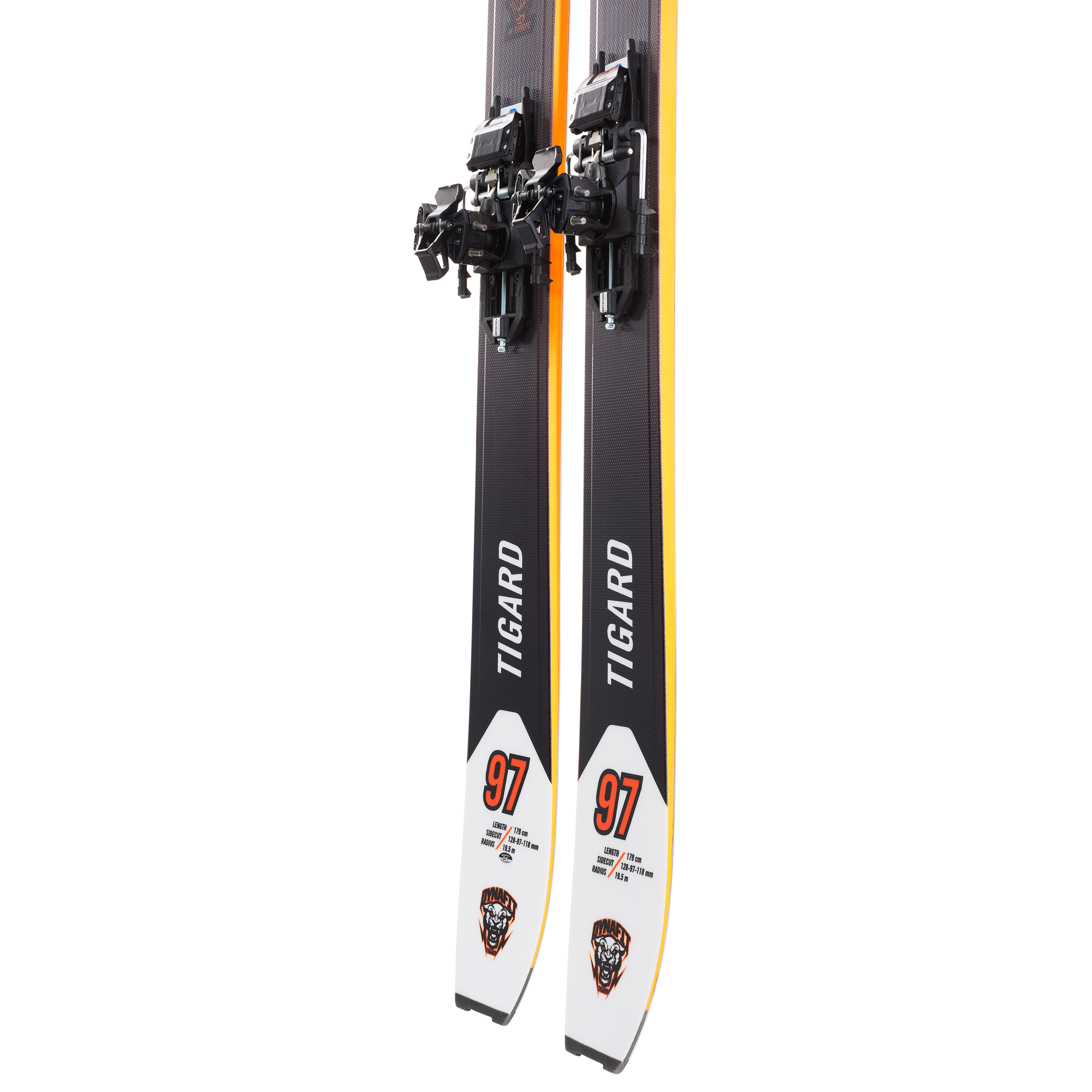 Dynafit Tigard 97 Flat Skis 2025 - All-Mountain Freeride Skis for Men & Women | Perfect for Powder, Backcountry & Resort Skiing